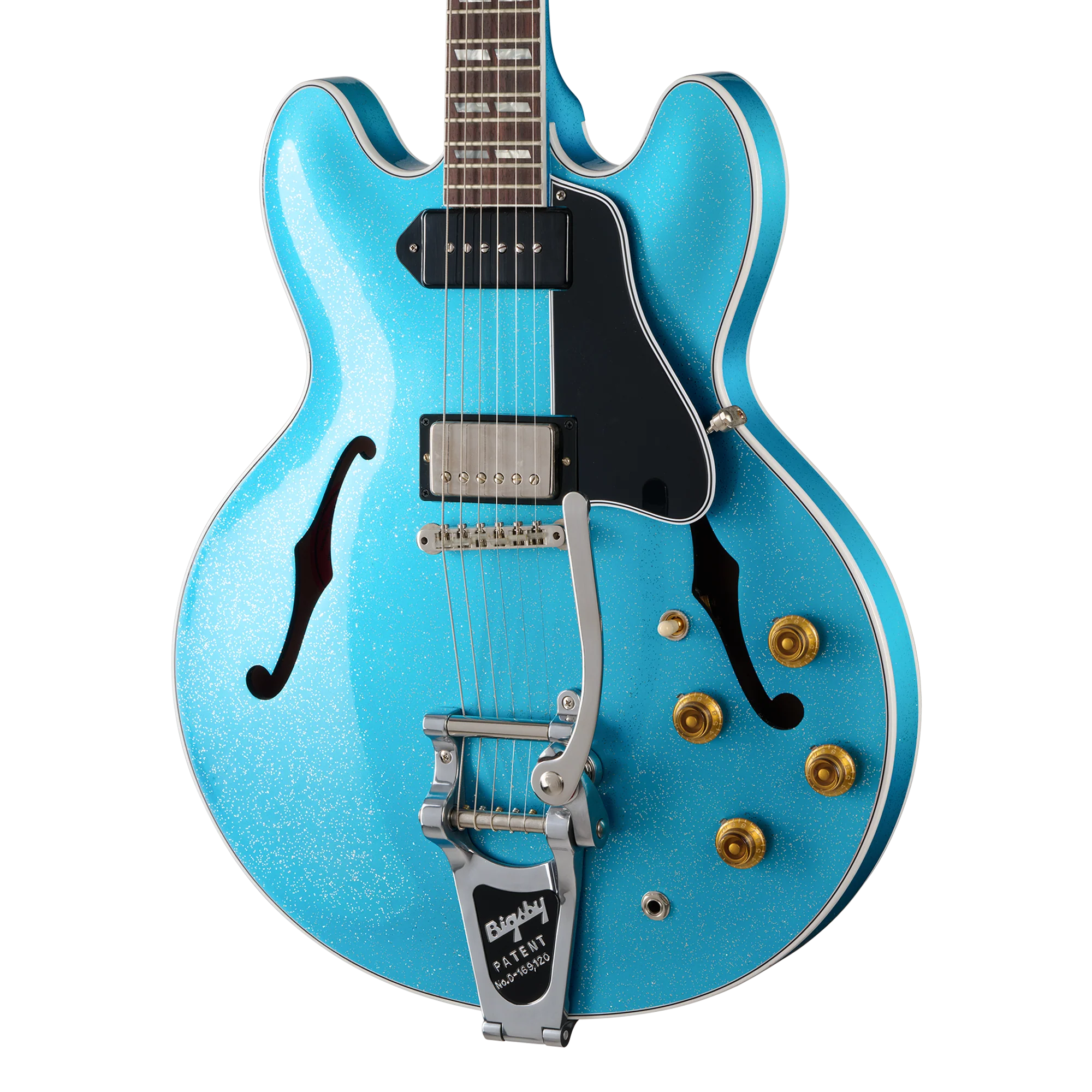 Gibson Custom 1964 ES-345 Reissue, VOS, Sapphire Mist