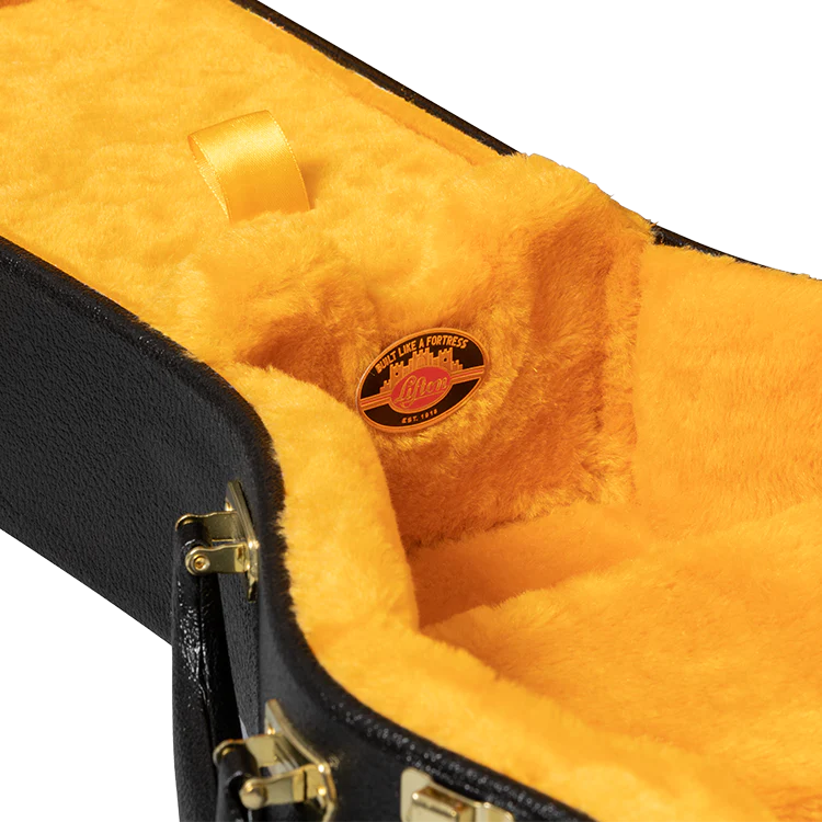 Lifton Historic Hardshell Case, Les Paul, Black/Goldenrod