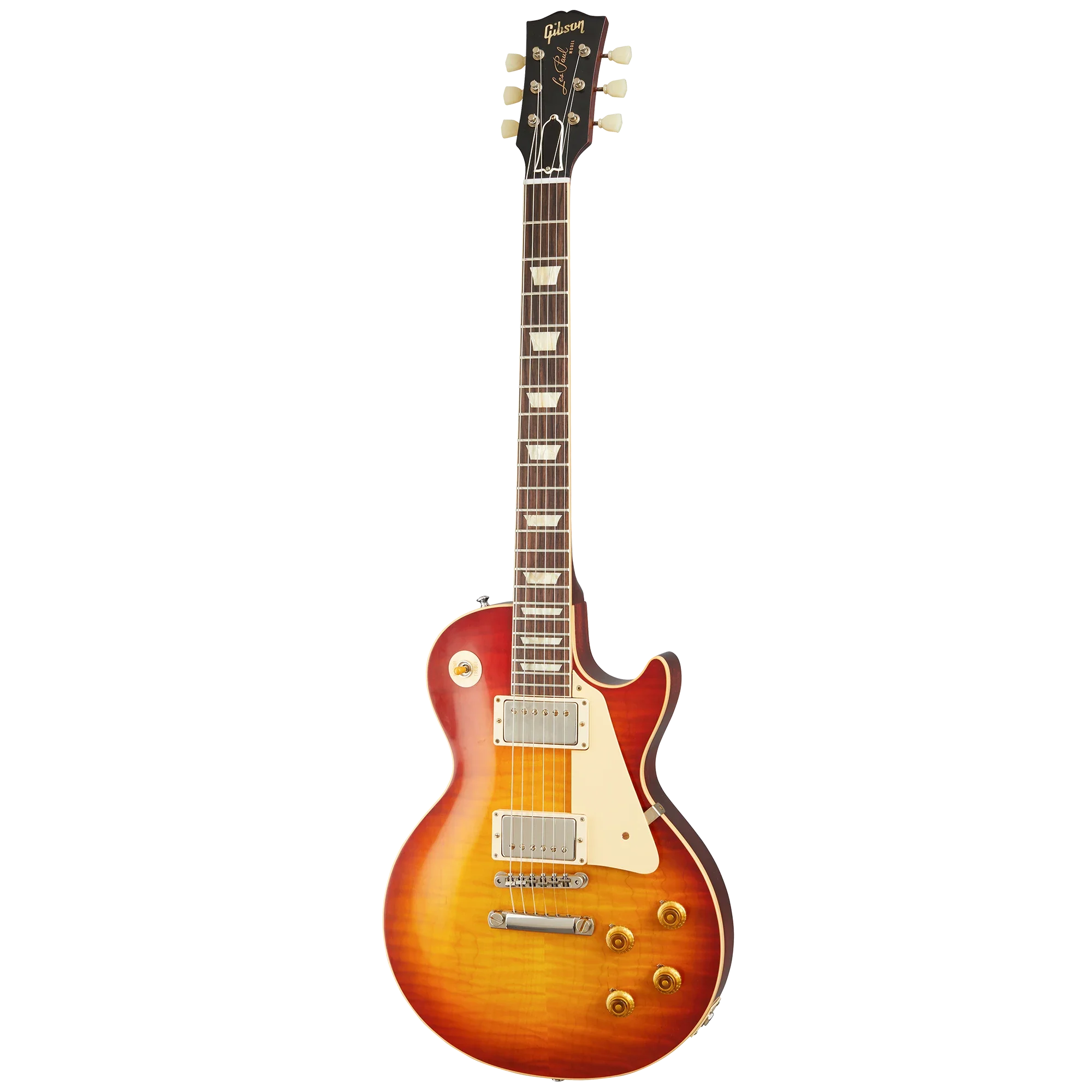 Gibson Custom 1959 Les Paul Standard Reissue, VOS, Washed Cherry Sunburst