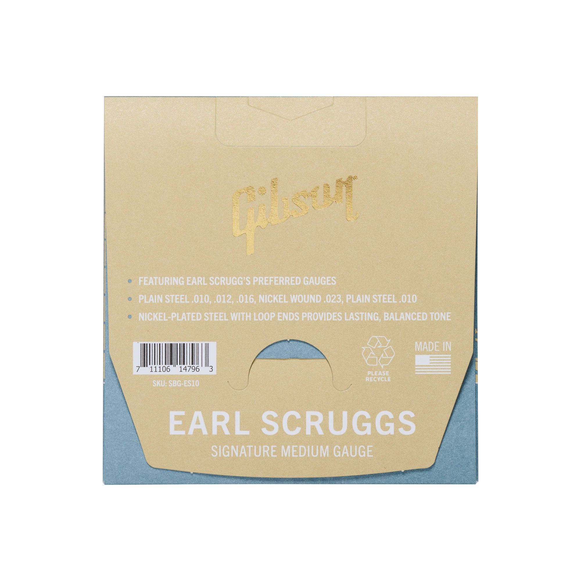 Gibson Earl Scruggs Banjo String Set, Signature Medium Gauge