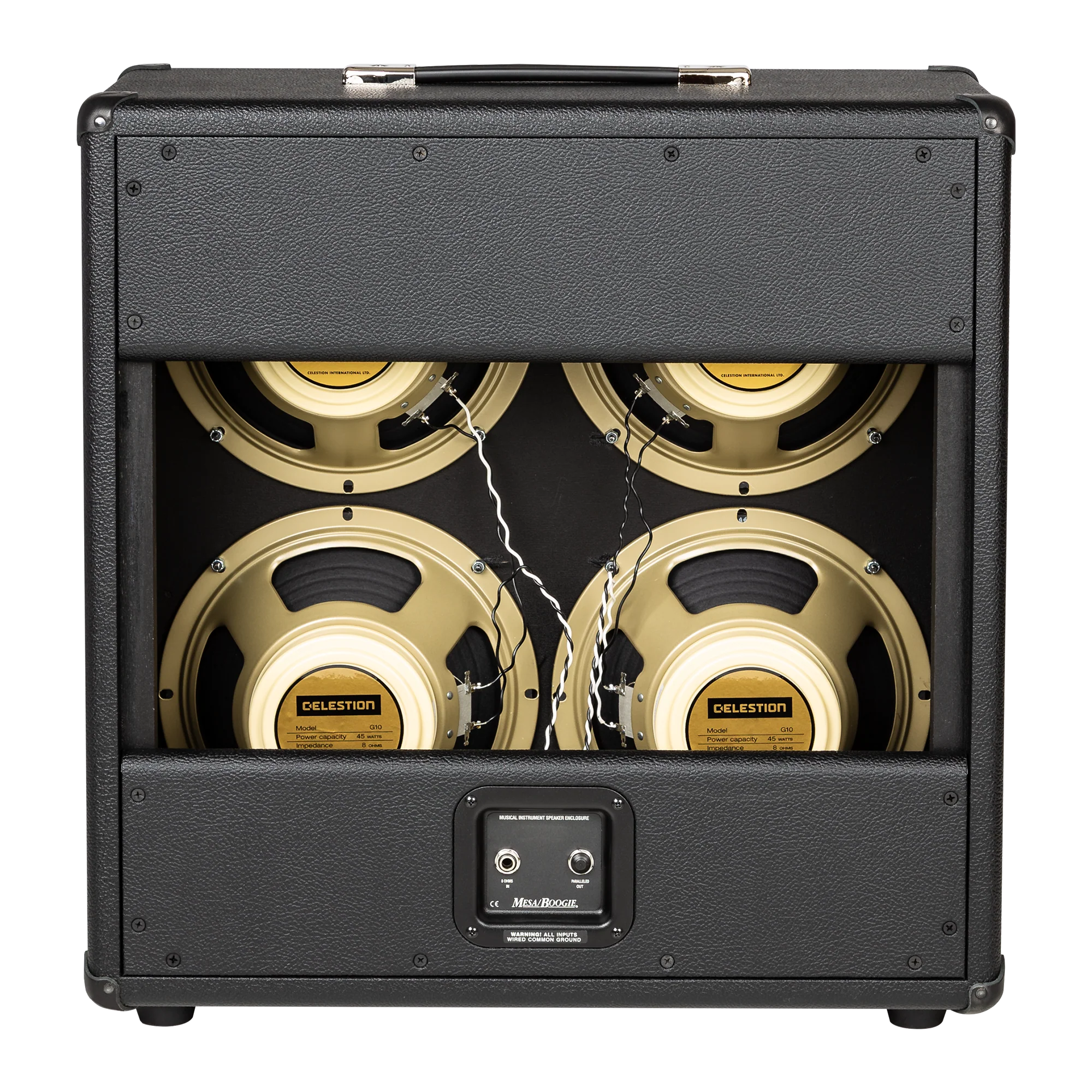 Mesa/Boogie 4x10 Boogie Open Back Cabinet, Black Bronco