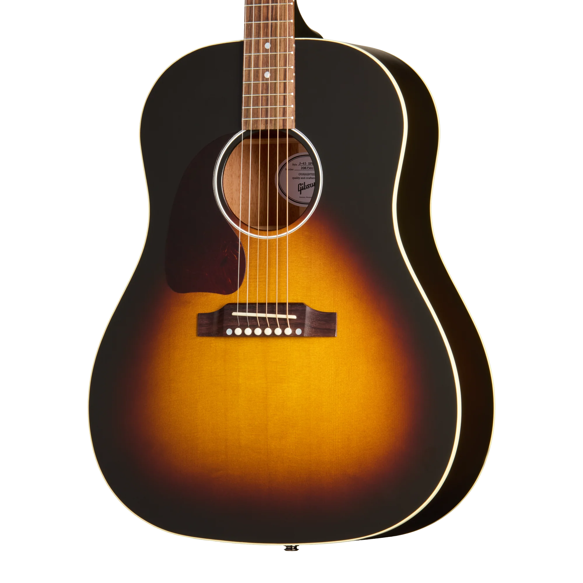 Gibson J-45 Special, Left-Handed, Satin Vintage Sunburst