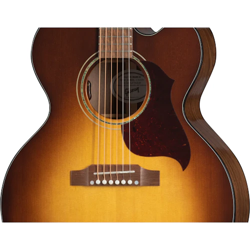 Gibson J-185 EC Modern Walnut, Left-Handed, Walnut Burst
