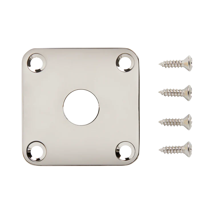 Gibson Metal Jack Plate, Nickel