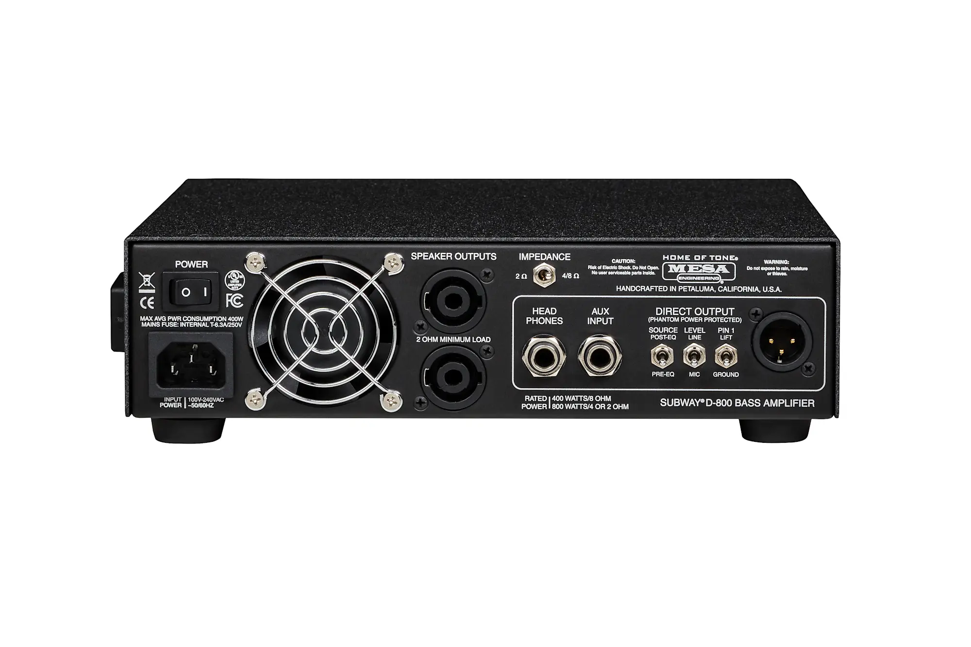 Mesa/Boogie Subway D-800 Compact Bass Amp (Metal Head), UK