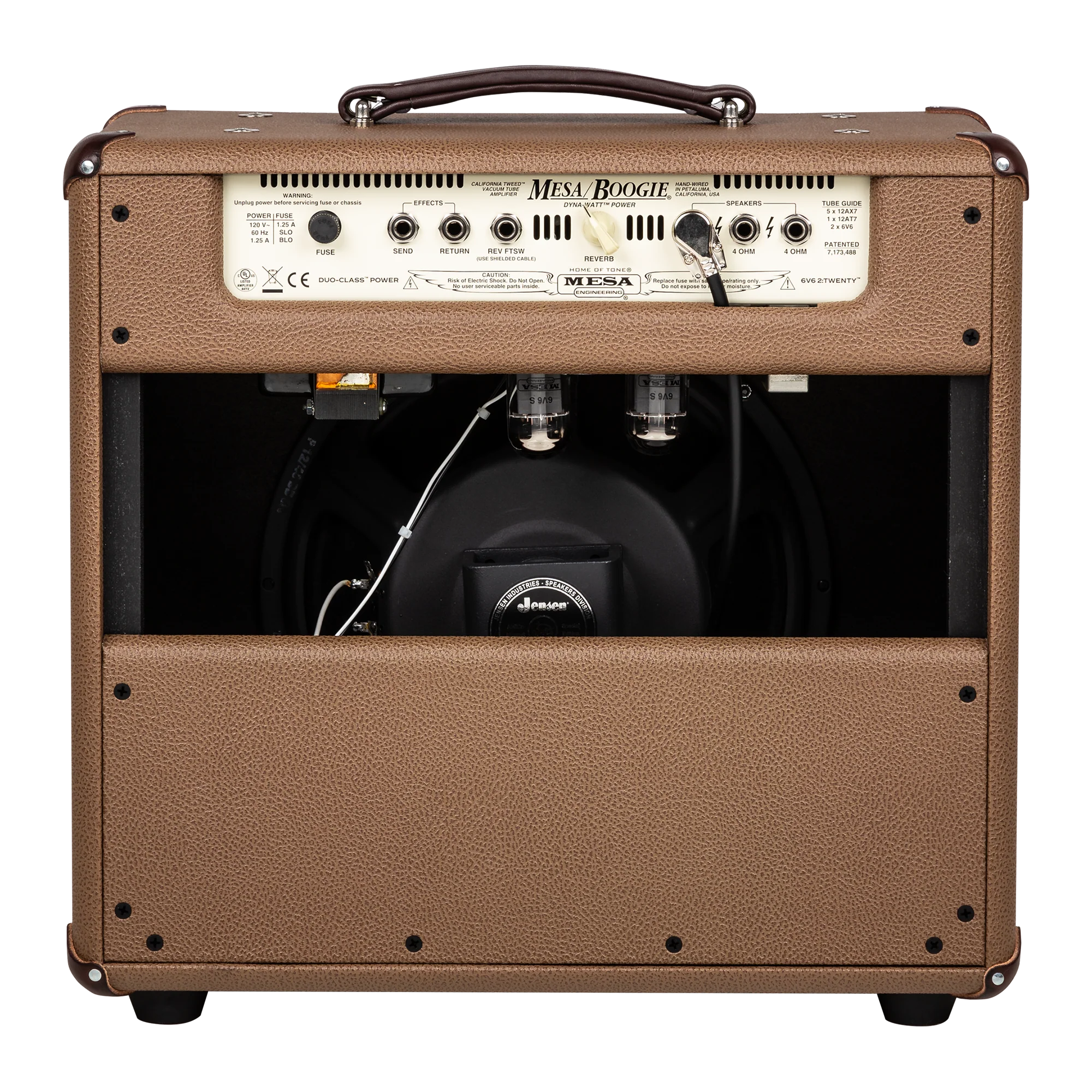 Mesa/Boogie Custom Configured California Tweed 6V6 2:20 1x12 Combo, Cocoa Bronco