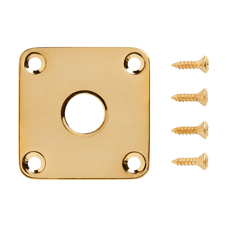 Gibson Metal Jack Plate, Gold