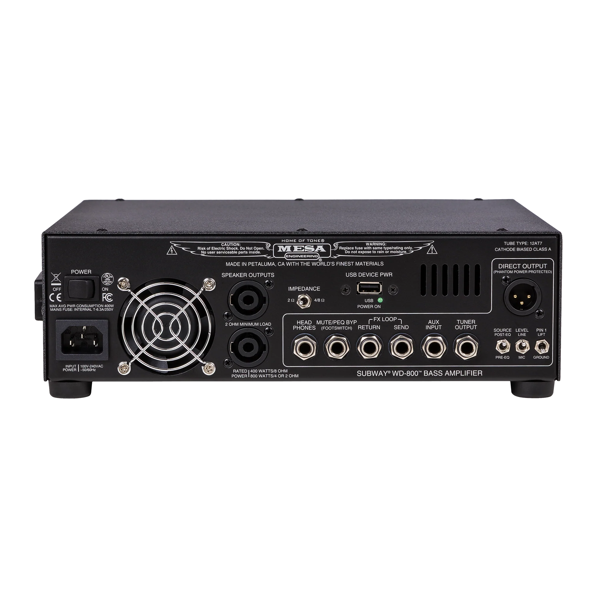 Mesa/Boogie Subway WD-800 Bass Amp (Metal Head), UK