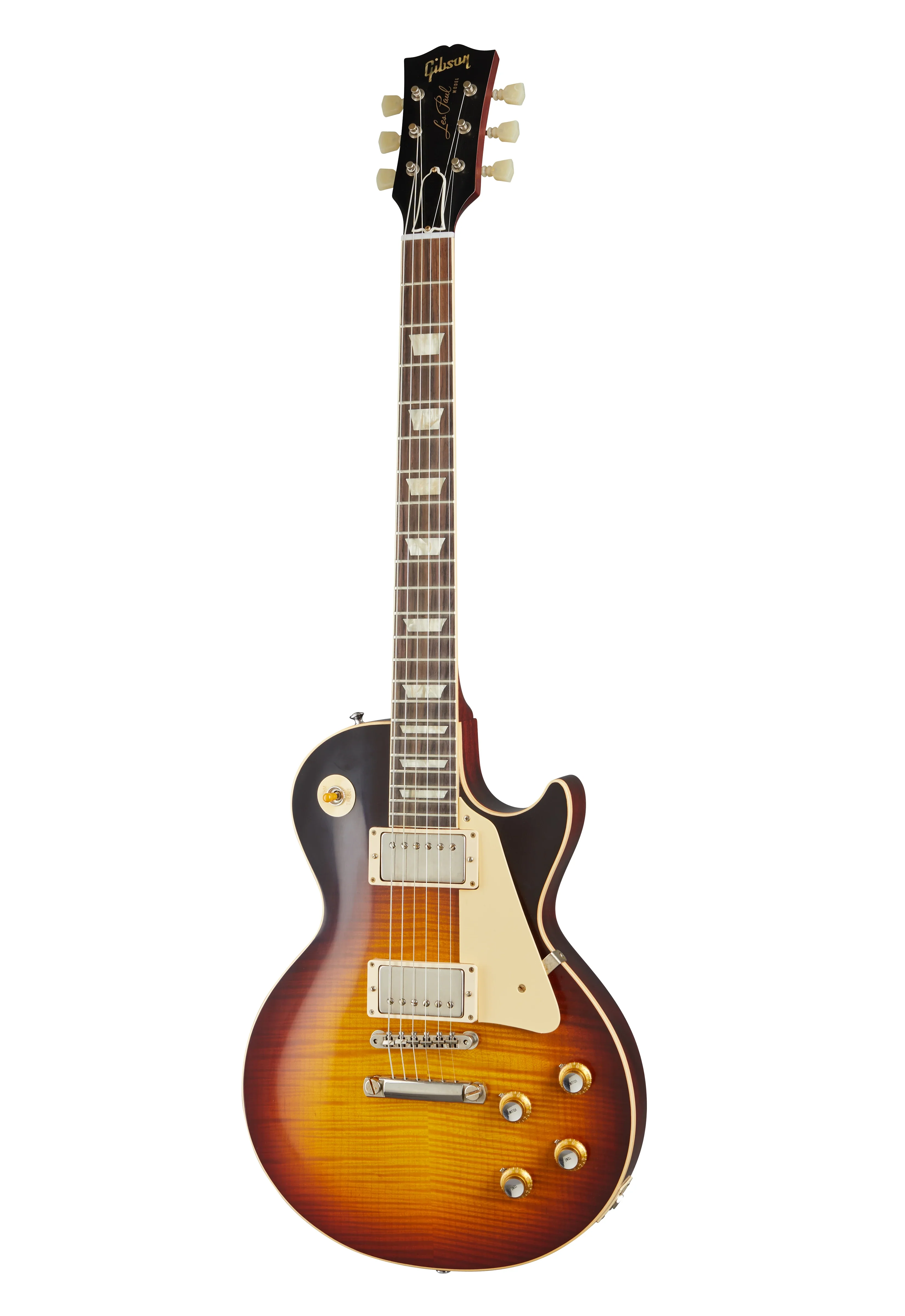Gibson Custom 60th Anniversary 1960 Les Paul Standard V3 VOS, Washed Bourbon Burst, V3 Washed Bourbon Burst