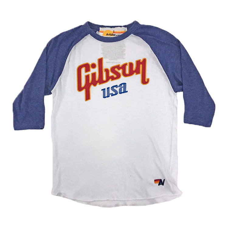 Aviator Nation x Gibson Baseball Tee