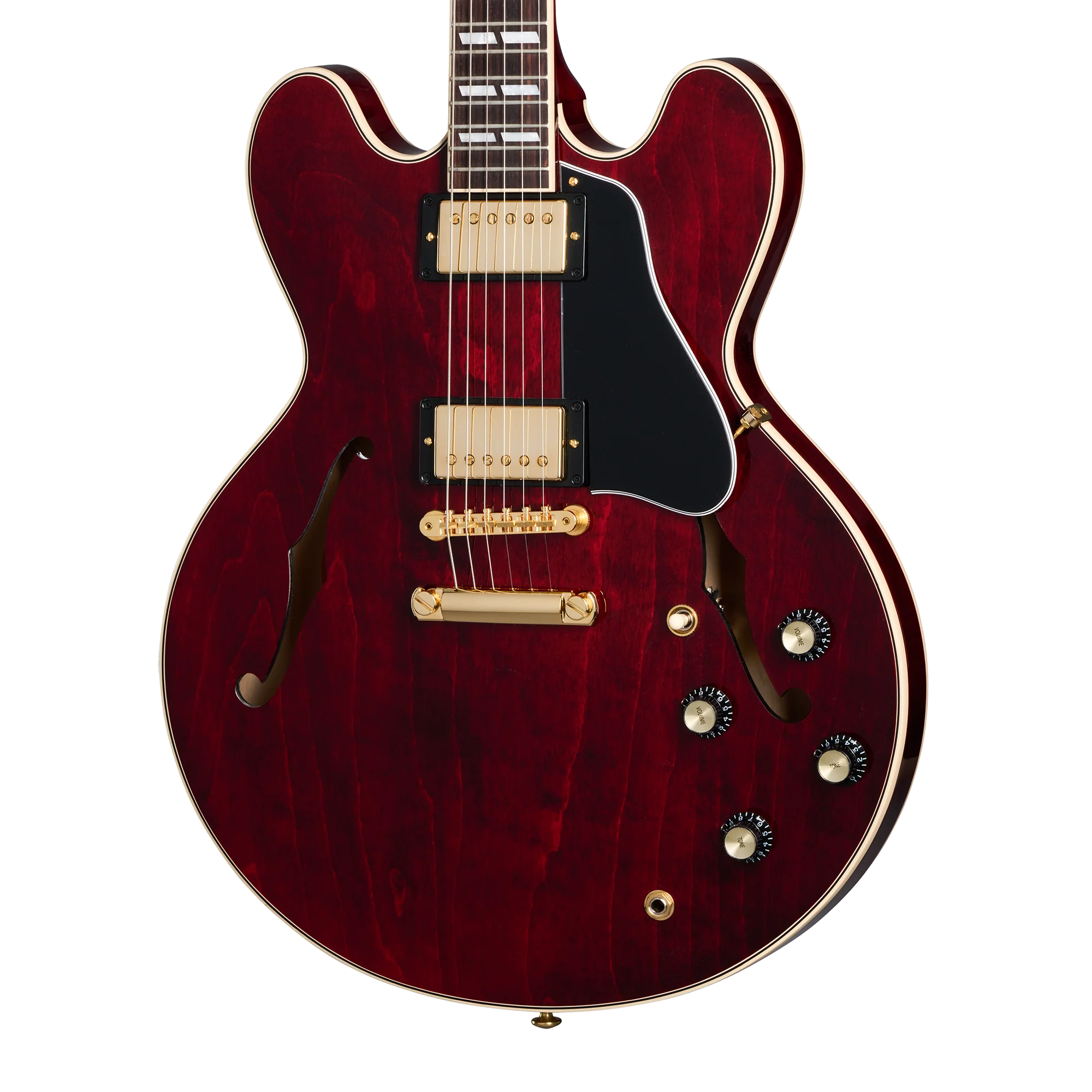 Gibson ES-345 Gold Hardware, Wine Red, Exclusive