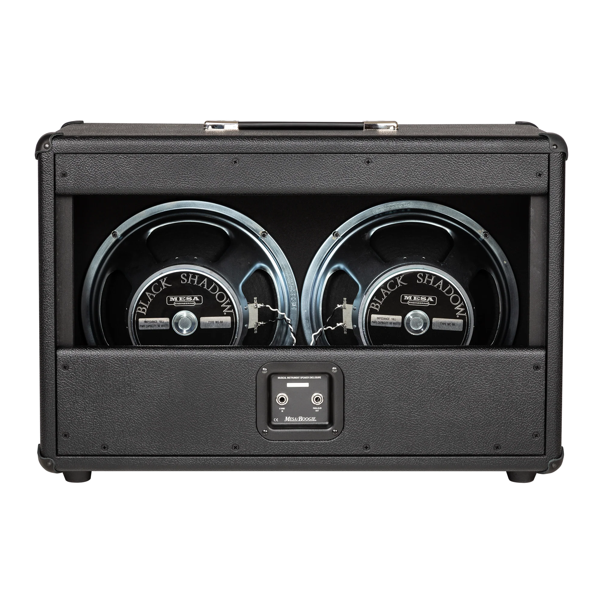 Mesa/Boogie 2x12 Boogie Open Back Cabinet, Black Bronco