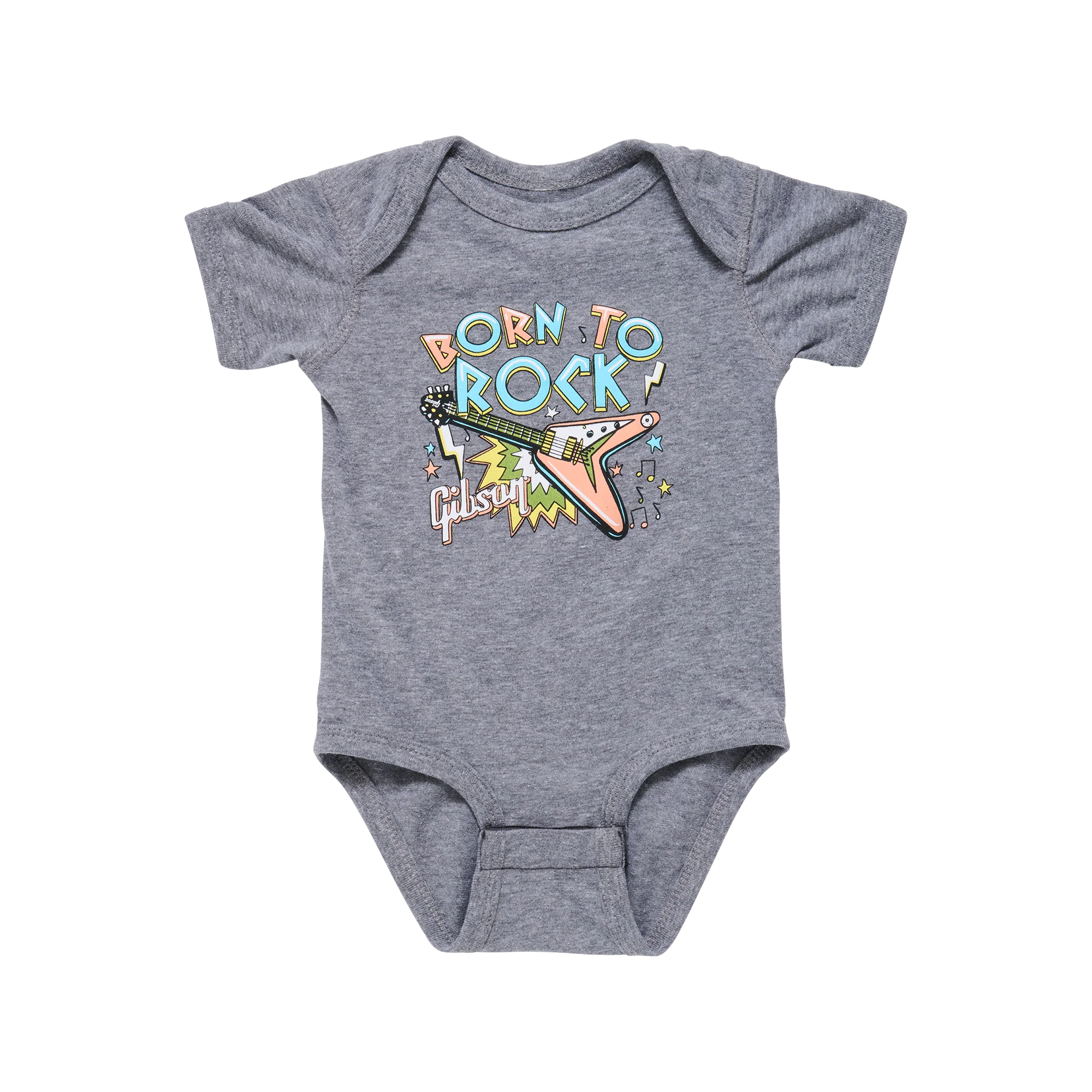 Gibson Born To Rock Baby Onesie
