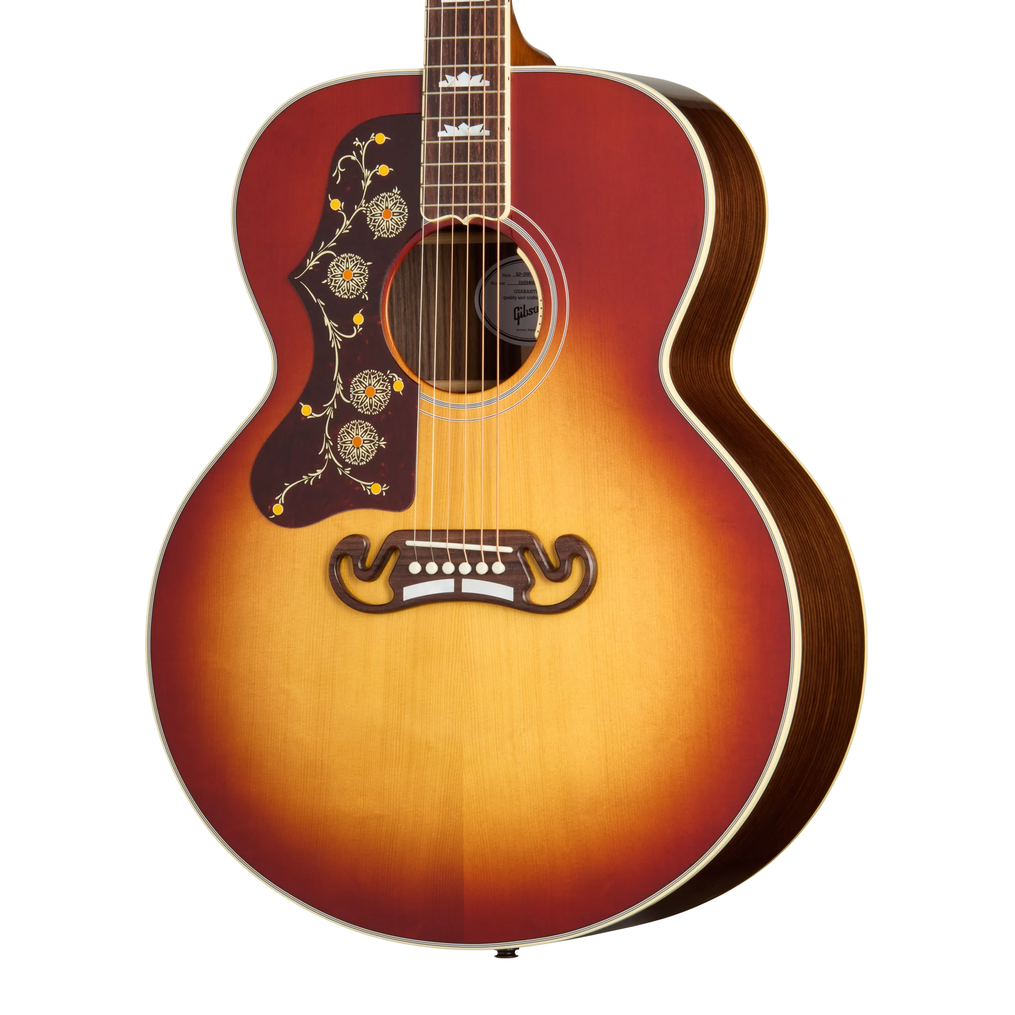Gibson SJ-200 Standard Rosewood, Left-Handed, Rosewood Burst