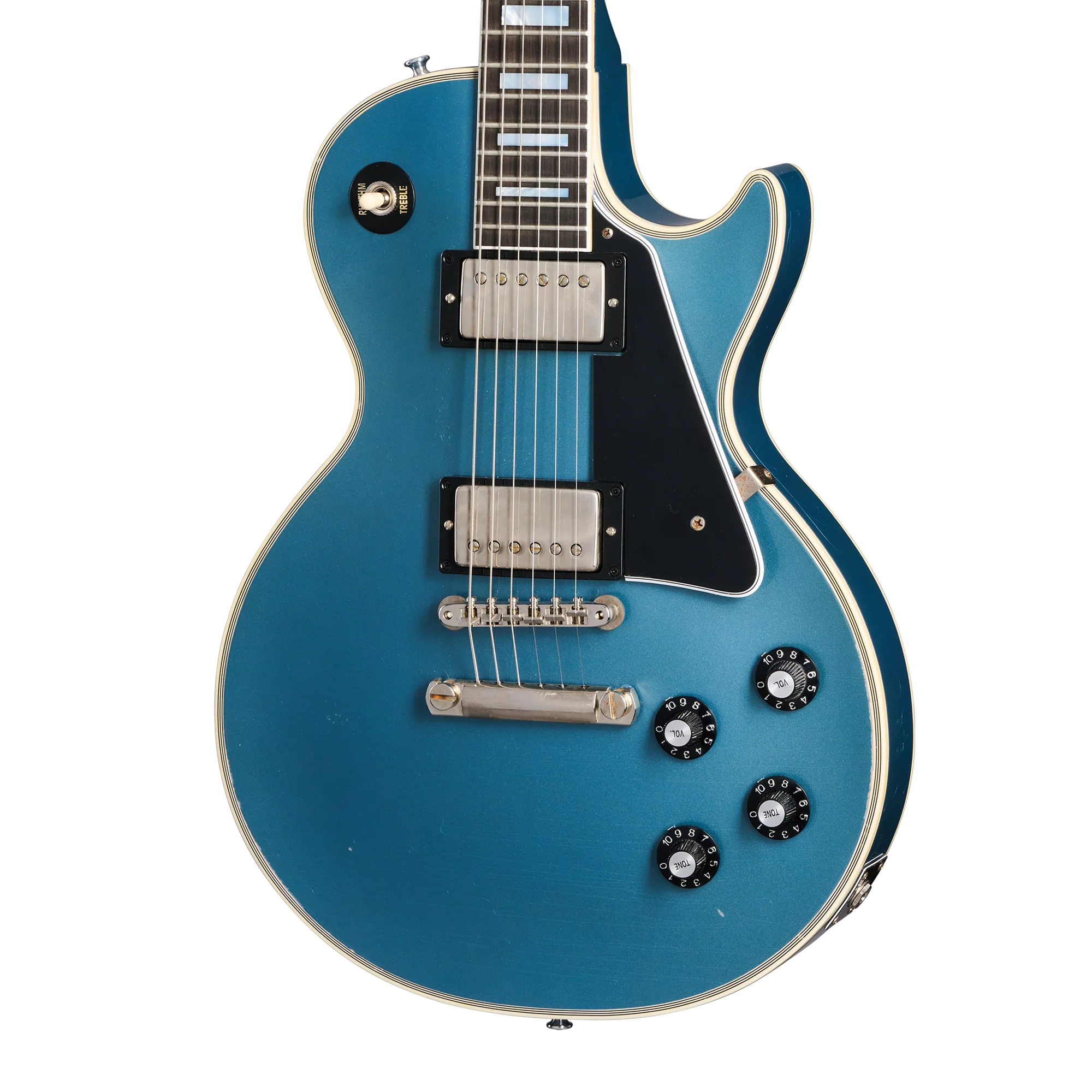 Gibson Custom 1968 Les Paul Custom Reissue, Light Aged, Antique Pelham Blue