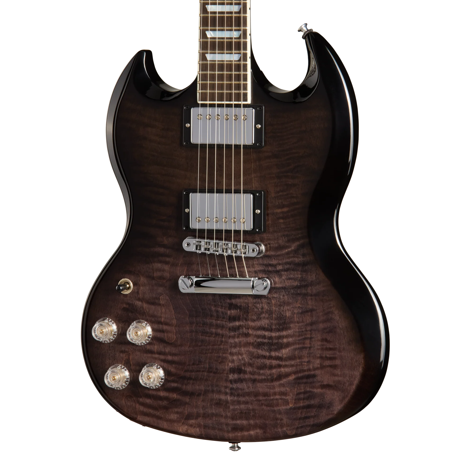 Gibson SG Modern, Left-Handed, Transparent Black Fade