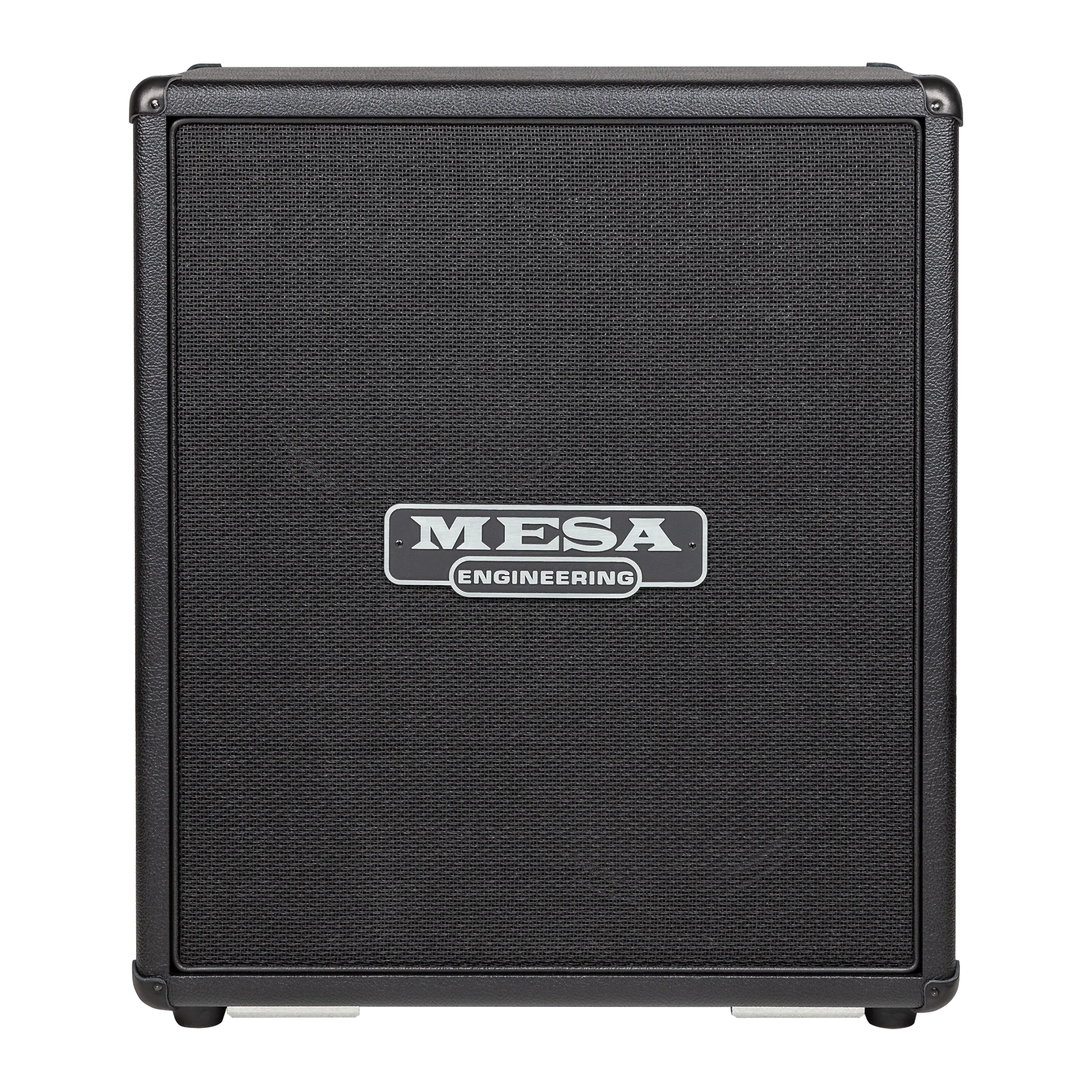 Mesa/Boogie 2x12 Rectifier Diagonal Cabinet, Black Bronco Vinyl with Black Jute Grille & Black Piping