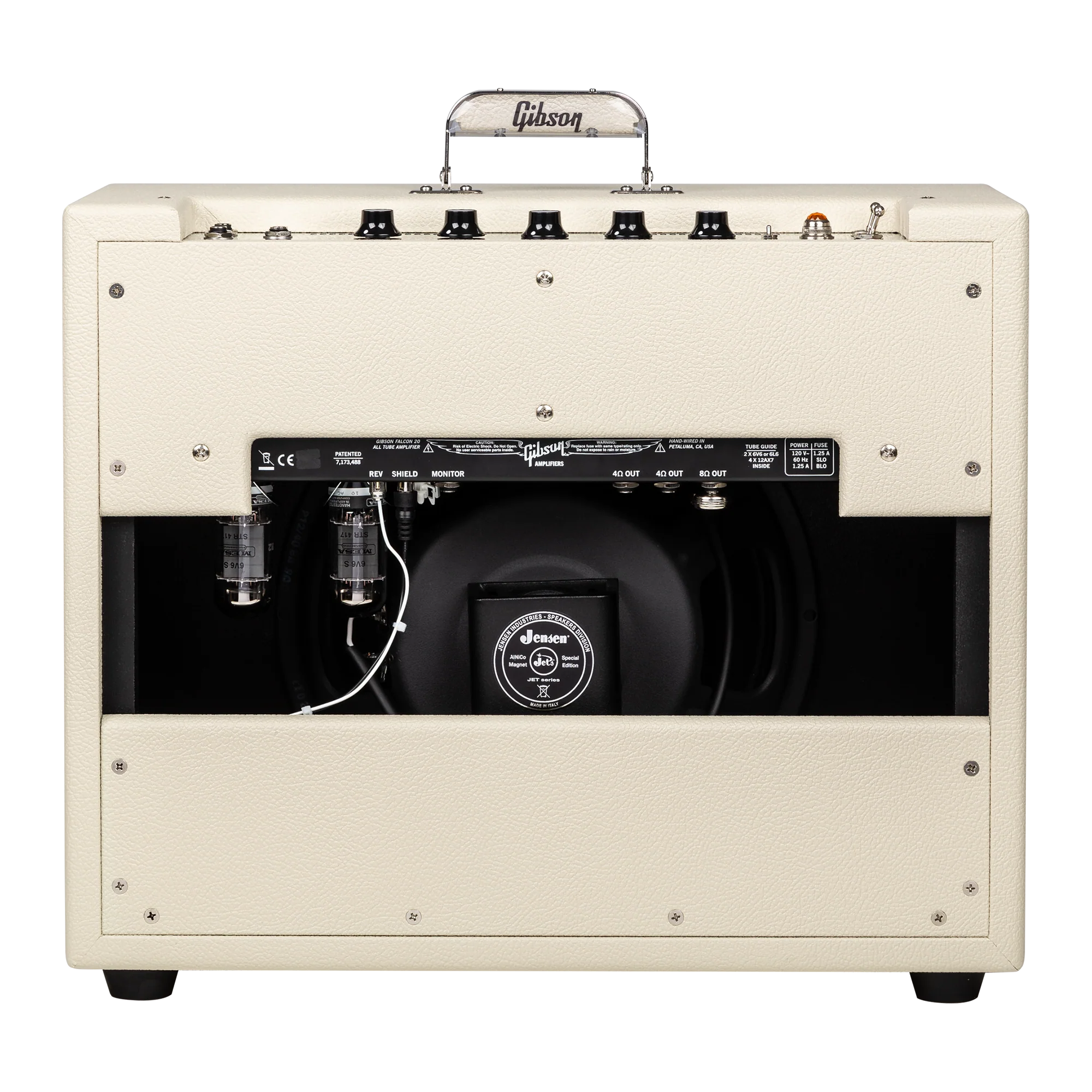 Gibson Falcon 20 1x12 Combo, UK, Cream Bronco Vinyl with Oxblood Grille