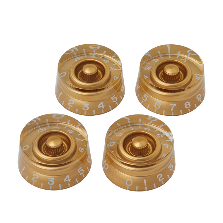 Gibson Speed Knobs, Gold, 4 pack