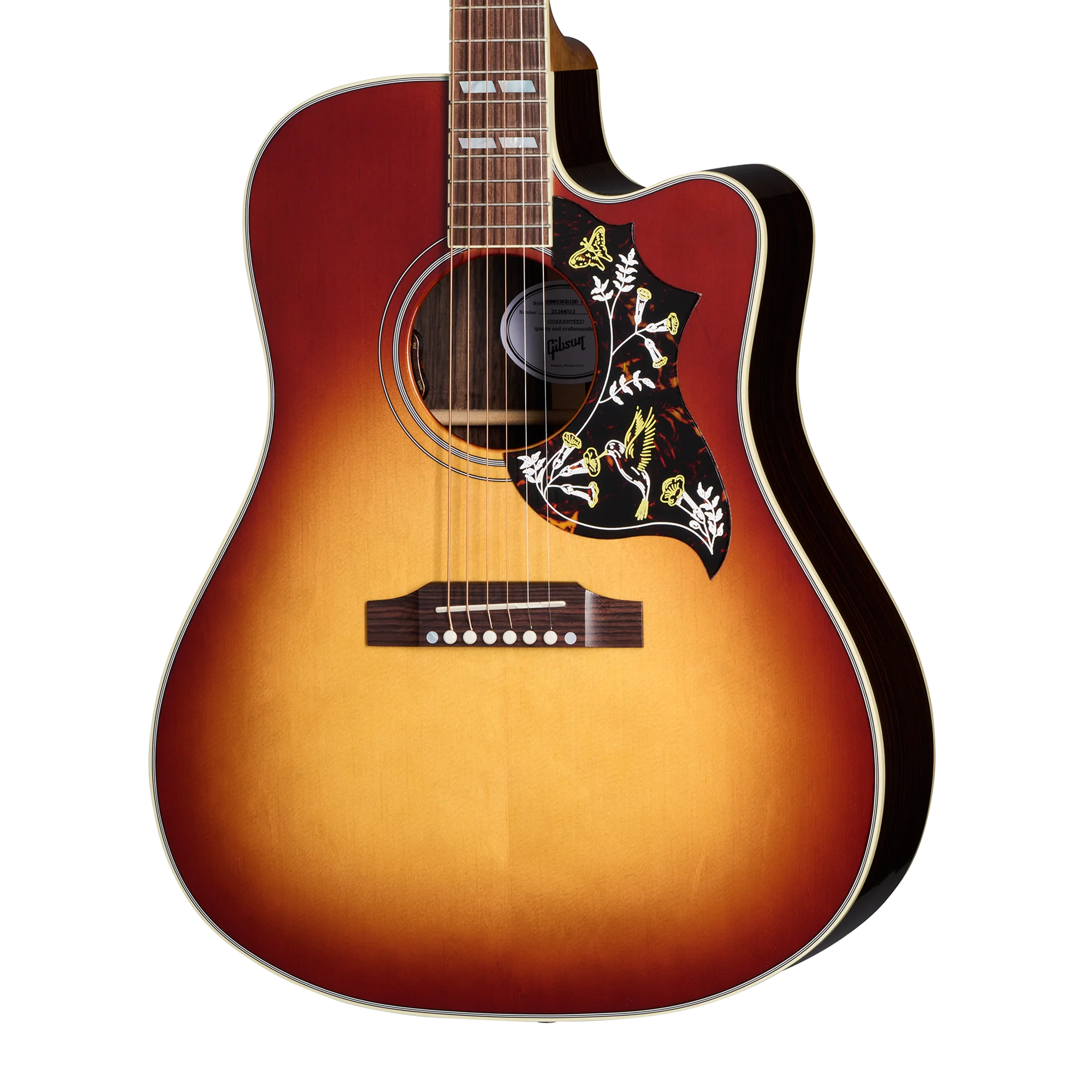 Gibson Hummingbird Standard Rosewood EC, Rosewood Burst