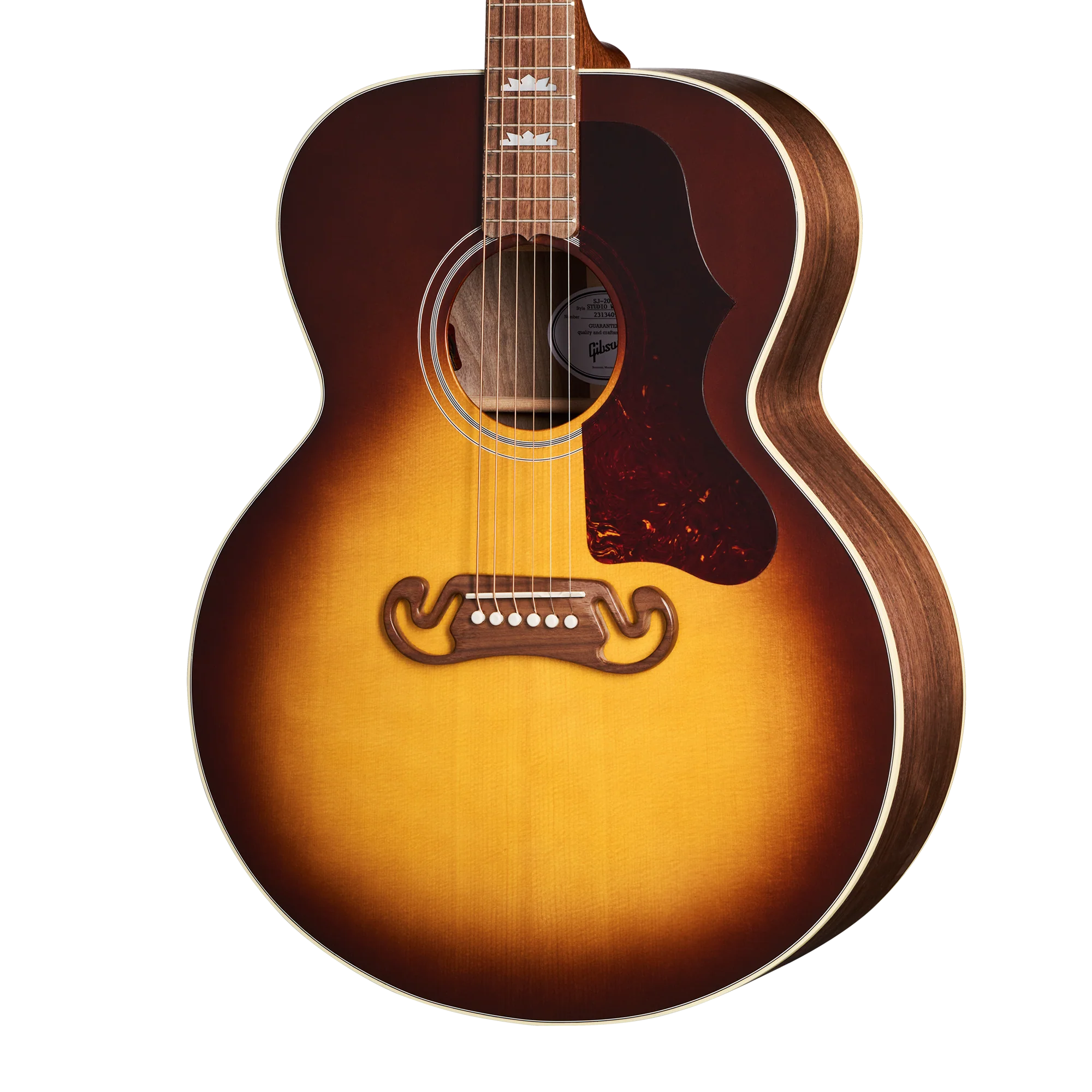 Gibson SJ-200 Studio Walnut, Walnut Burst
