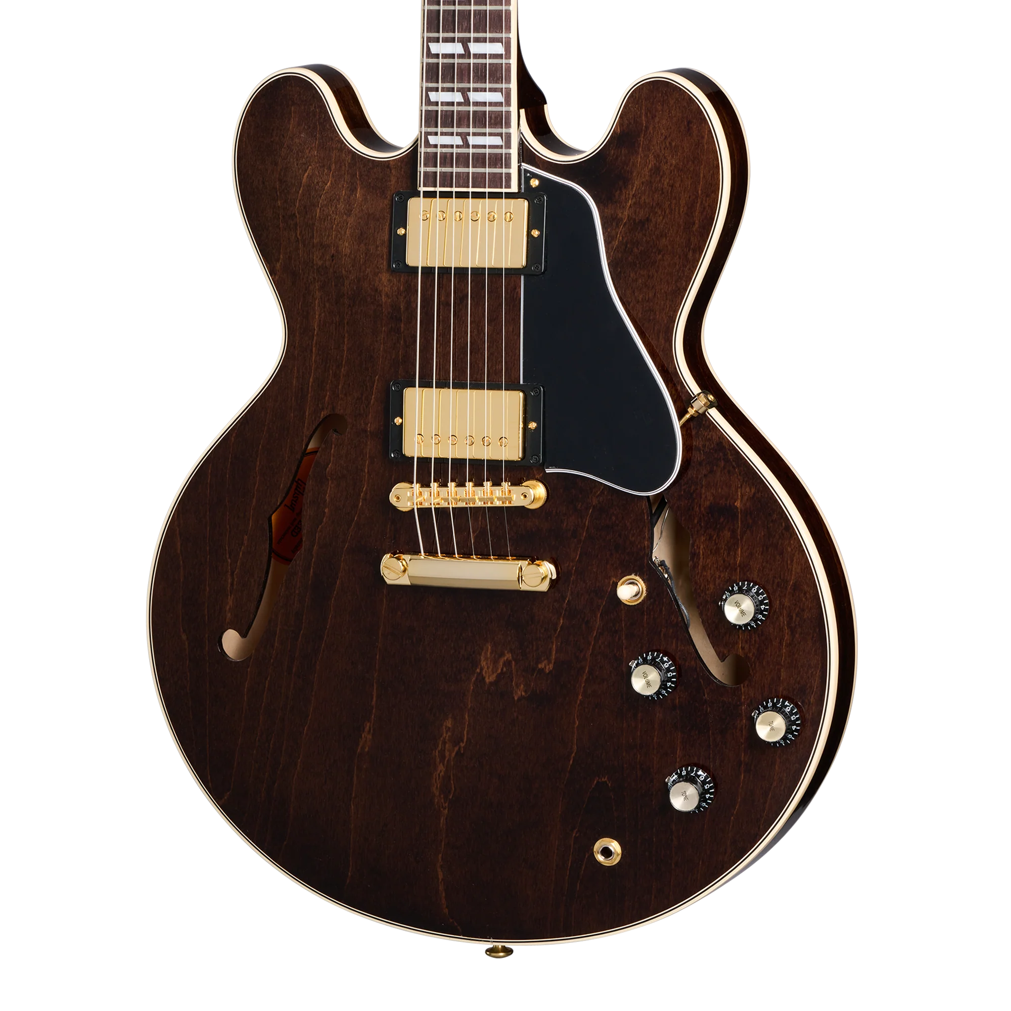 Gibson ES-345 Gold Hardware, Dark Walnut, Exclusive