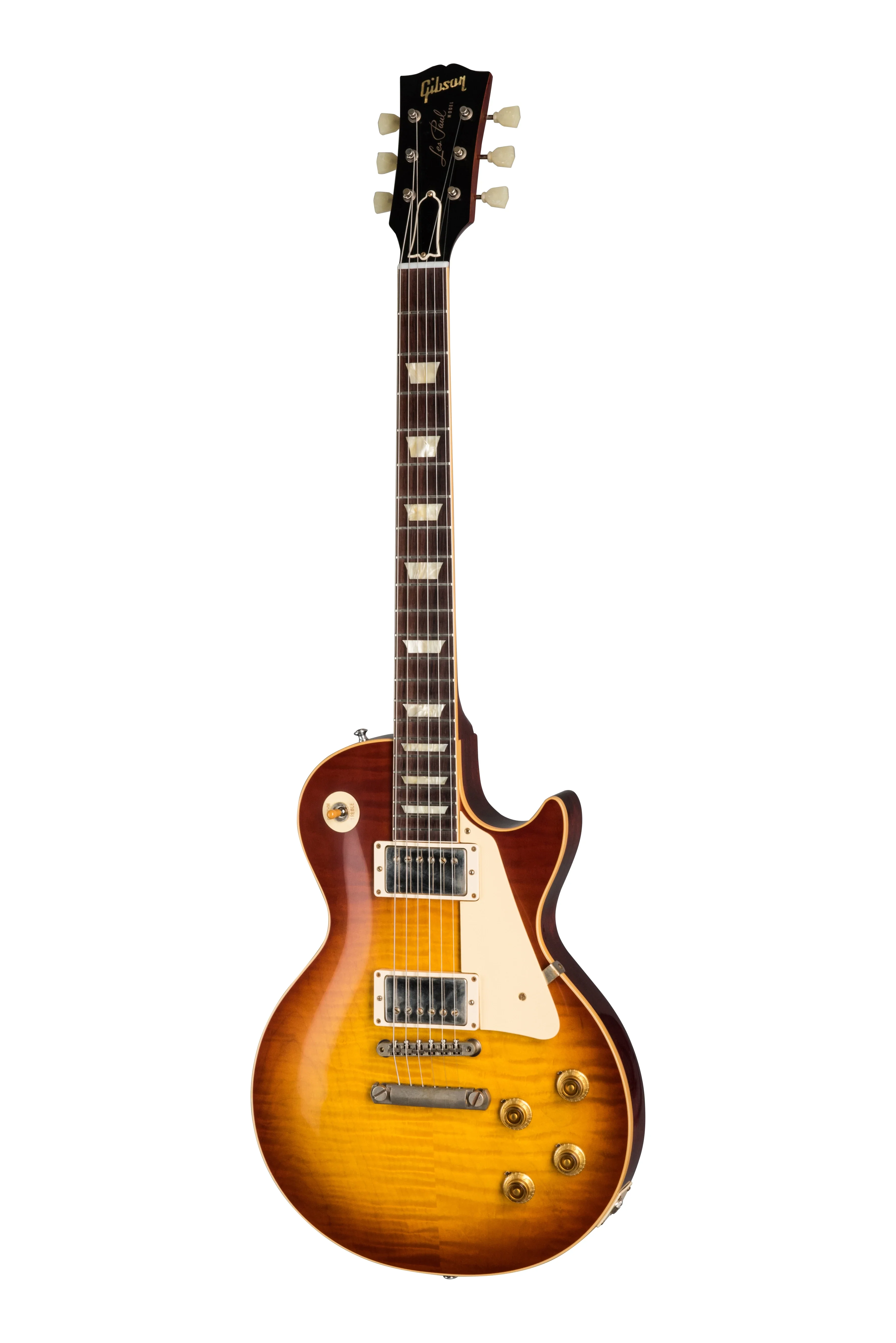 Gibson Custom 60th Anniversary 1959 Les Paul Standard, Cherry Teaburst (Brown/Pink Lifton Reissue 5-Latch Case Included)