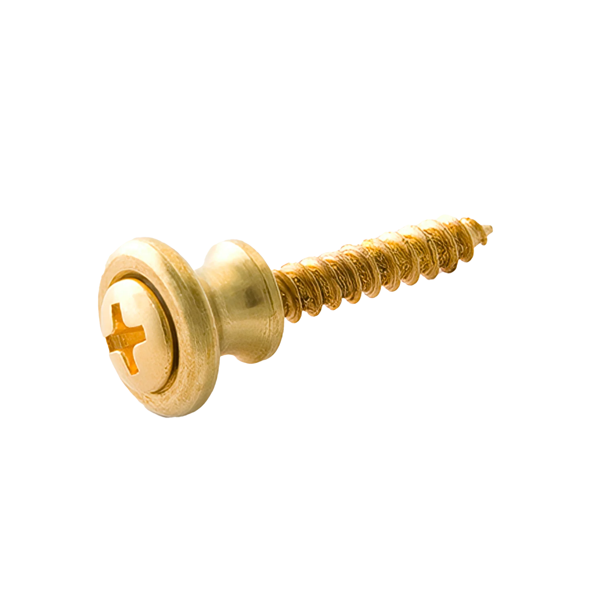 Gibson Strap Buttons, Brass, 2 pcs.