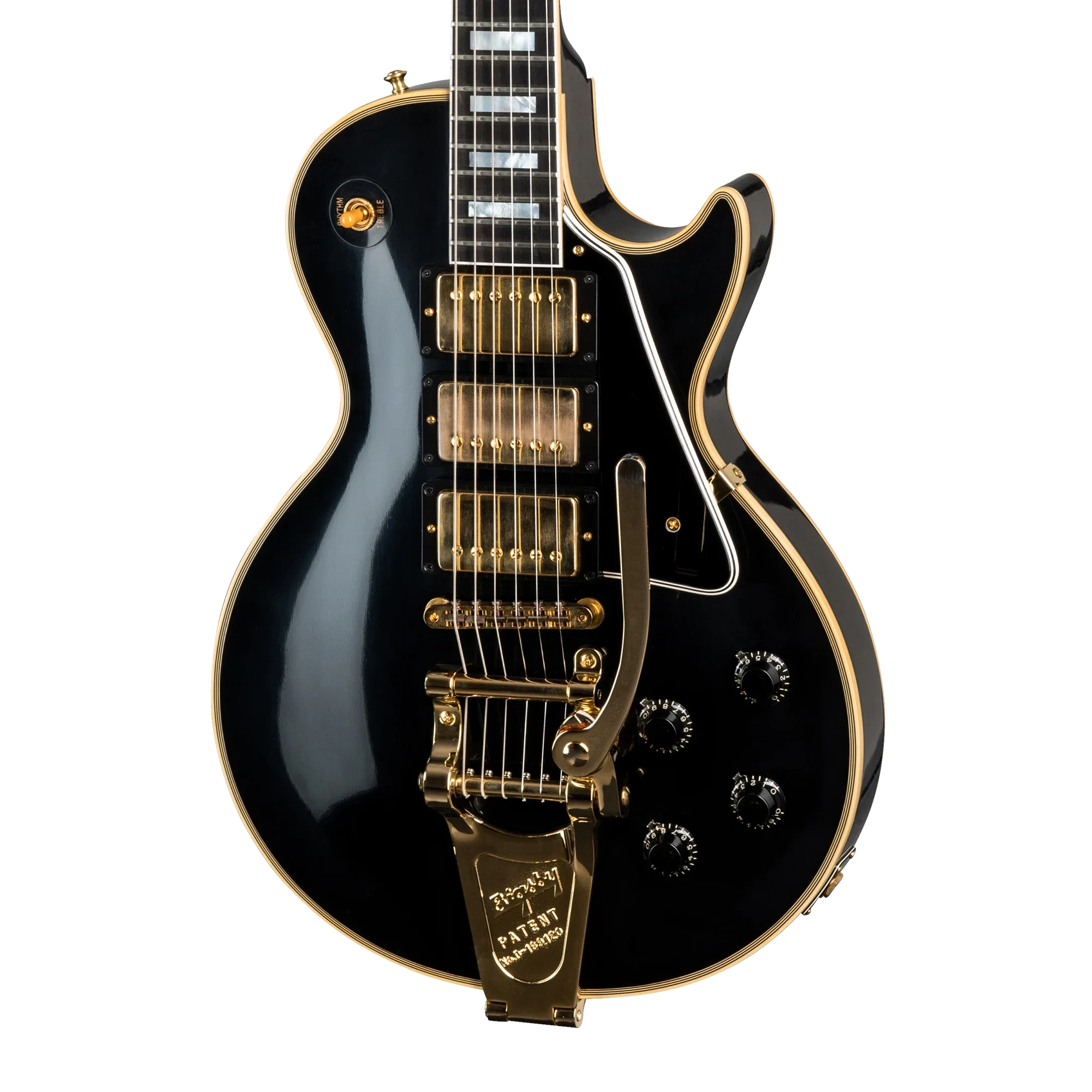 Gibson Custom 1957 Les Paul Custom Reissue 3-Pickup Bigsby VOS, Ebony