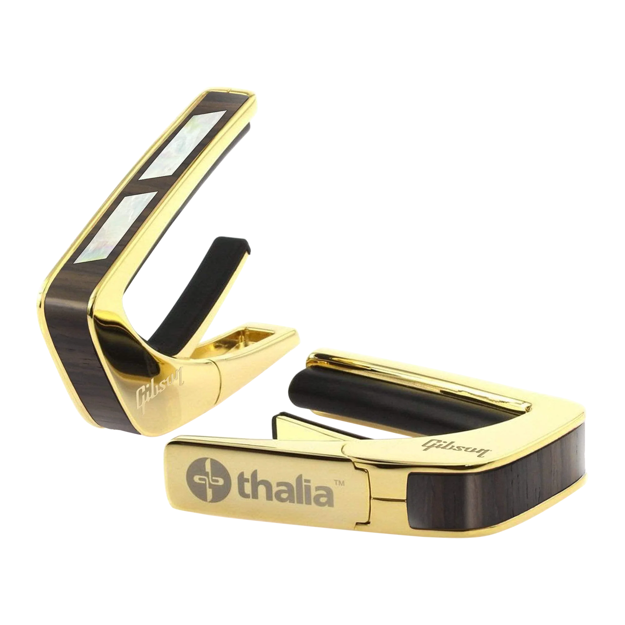 Gibson Split Parallelogram Rosewood Capo, 24K Gold, Exclusive