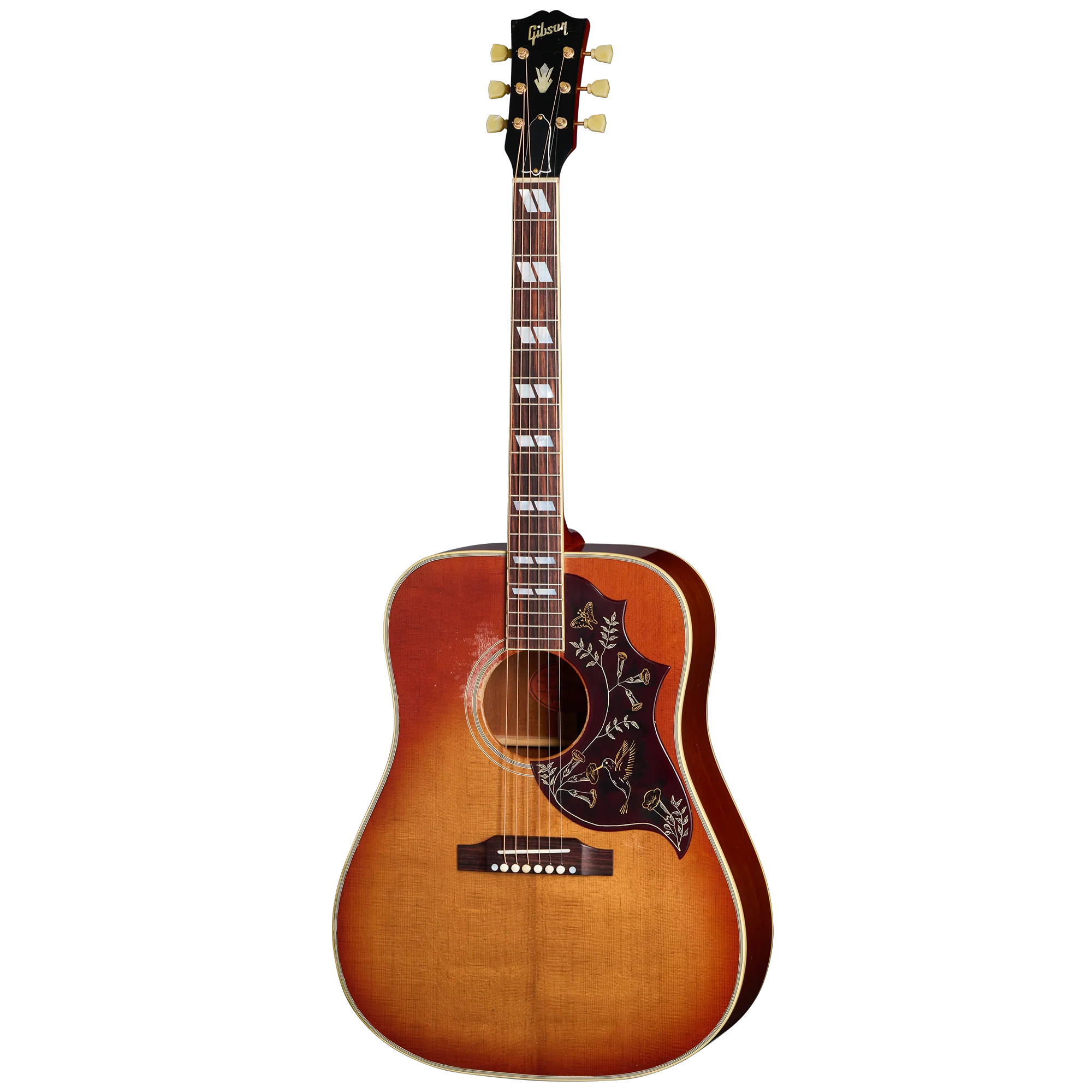 Gibson Custom 1960 Hummingbird Reissue, Heavy Aged, Washed Cherry Sunburst