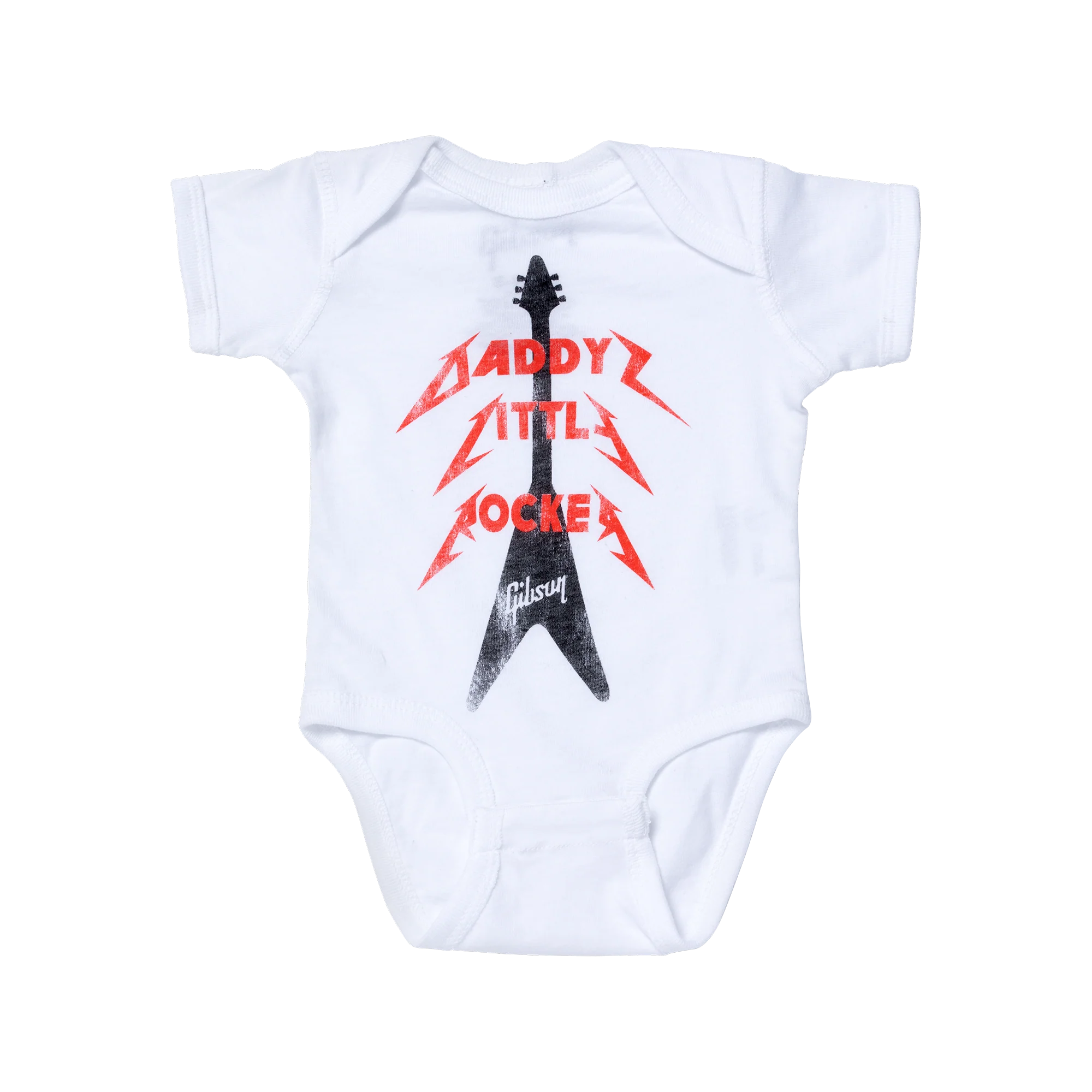 Gibson Daddy's Little Rocker Flying V Onesie