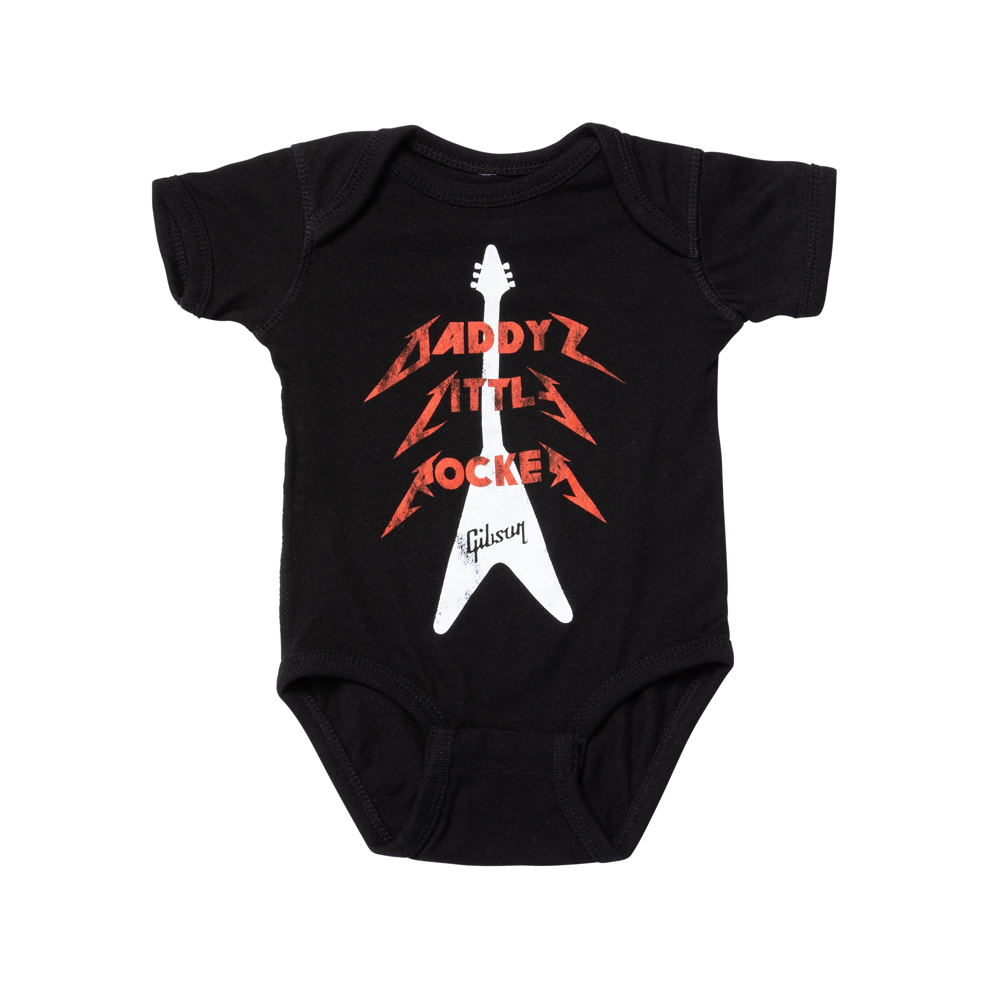 Gibson Daddy's Little Rocker Flying V Onesie