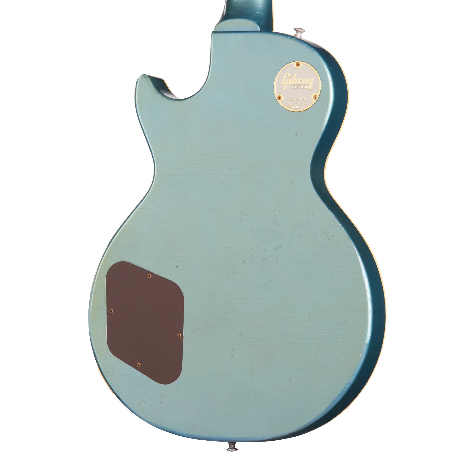Gibson Custom 1957 Les Paul Standard Reissue, Ultra Heavy Aged, Pelham Blue Over Goldtop