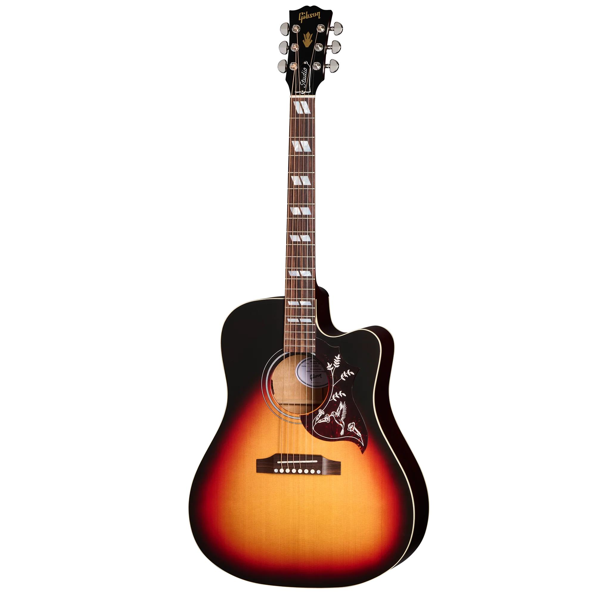 Gibson Hummingbird Studio EC, Tri-Burst Satin