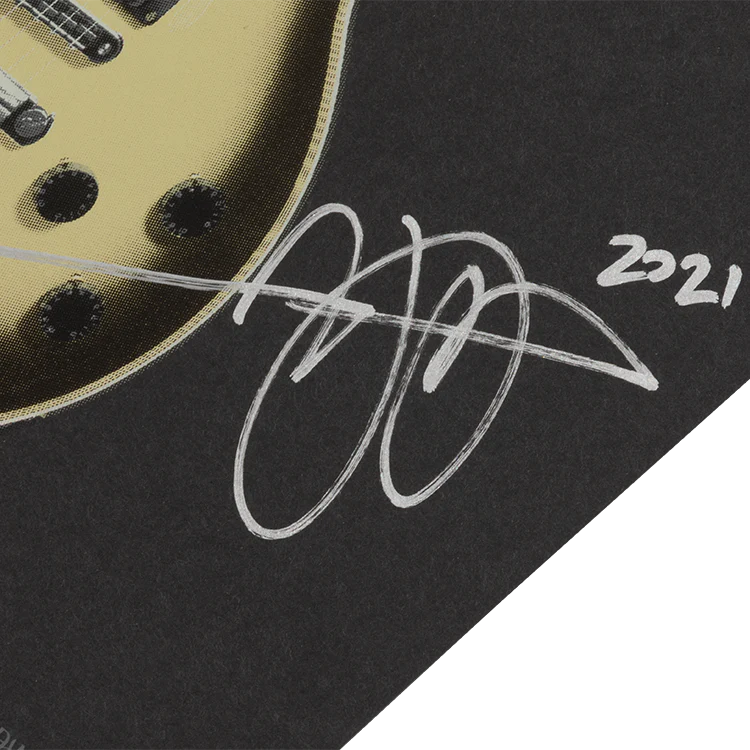 Gibson Limited Edition Adam Jones Poster, Signed