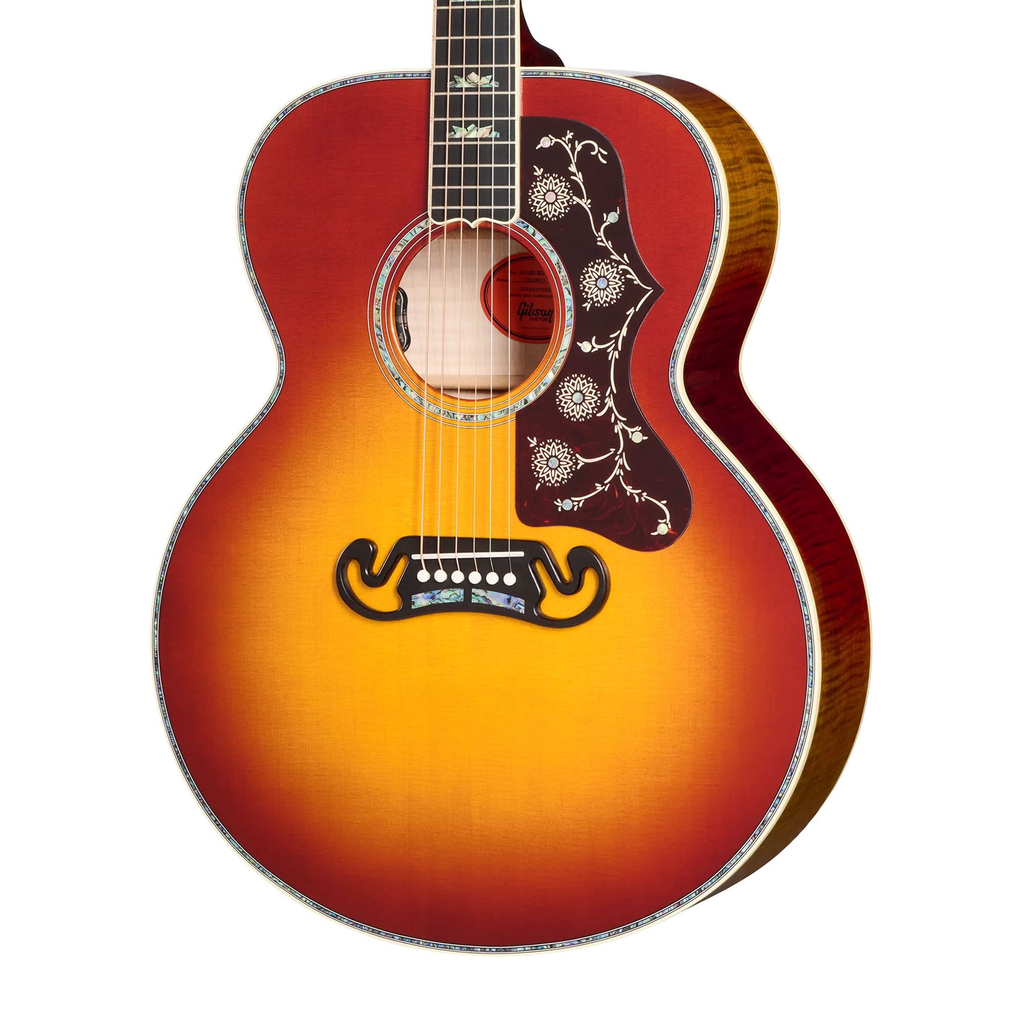 Gibson Custom SJ-200 5A Maple, Wildfire Burst