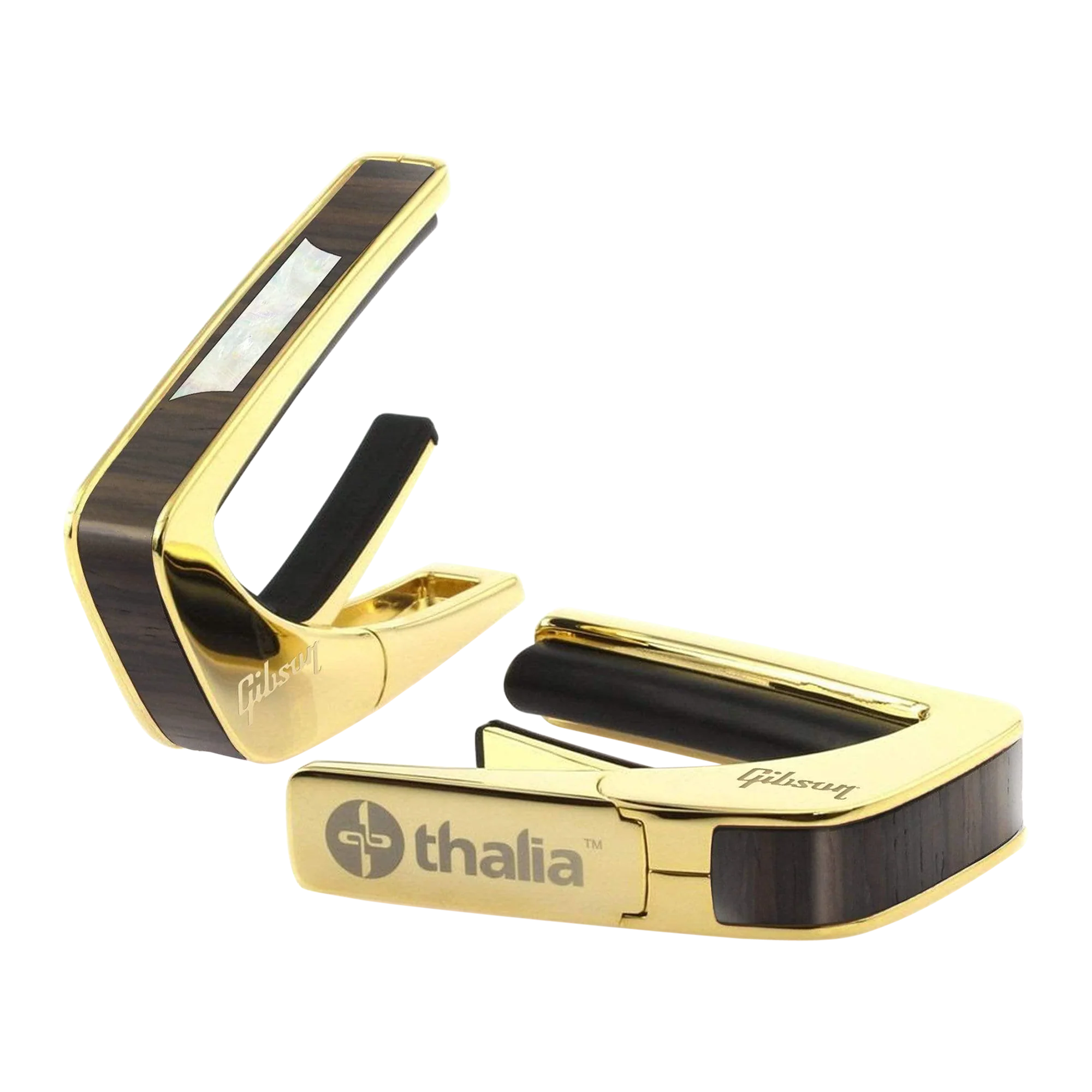 Gibson Trapezoid Rosewood Capo, 24K Gold, Exclusive