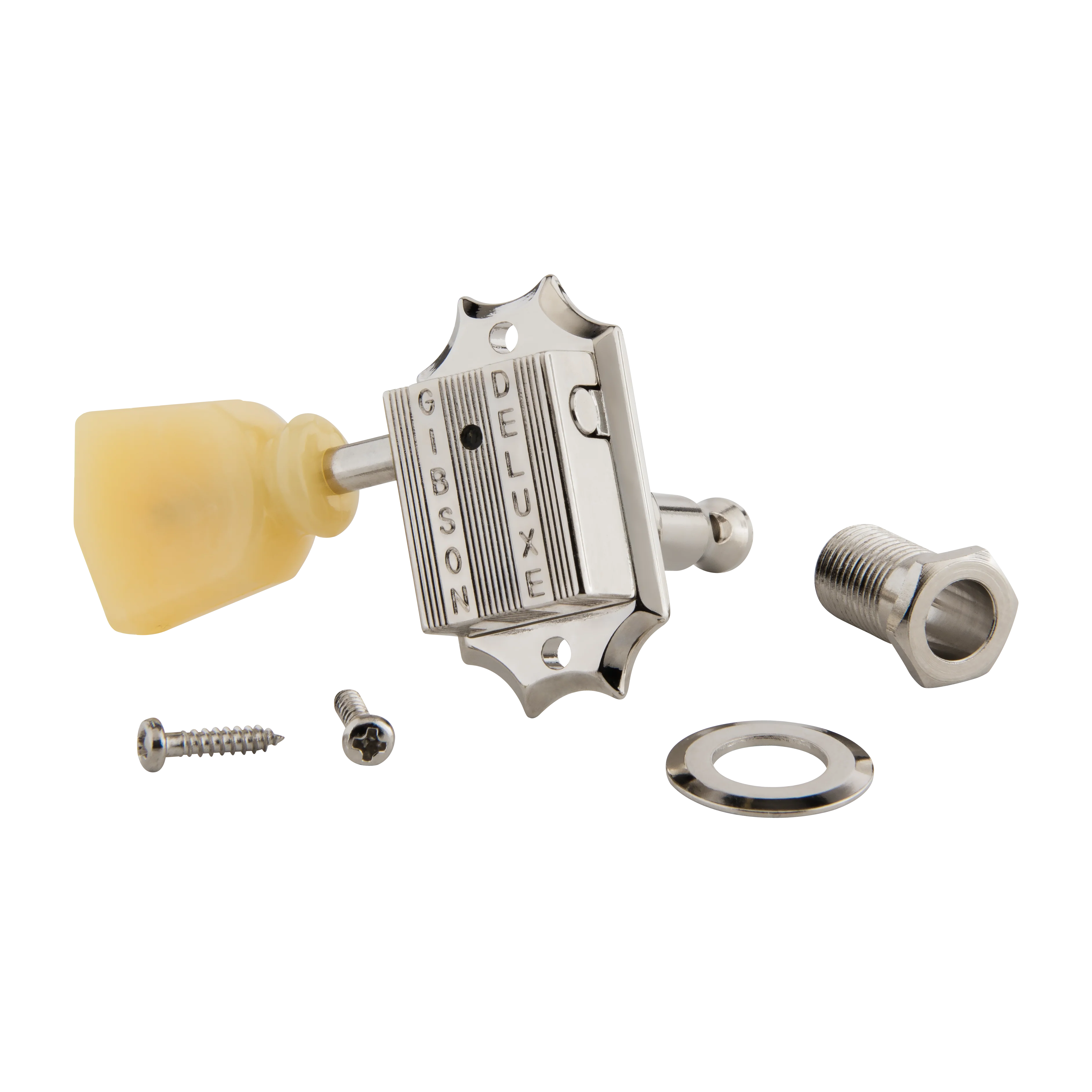 Gibson Vintage Nickel Machine Heads, Yellow Buttons