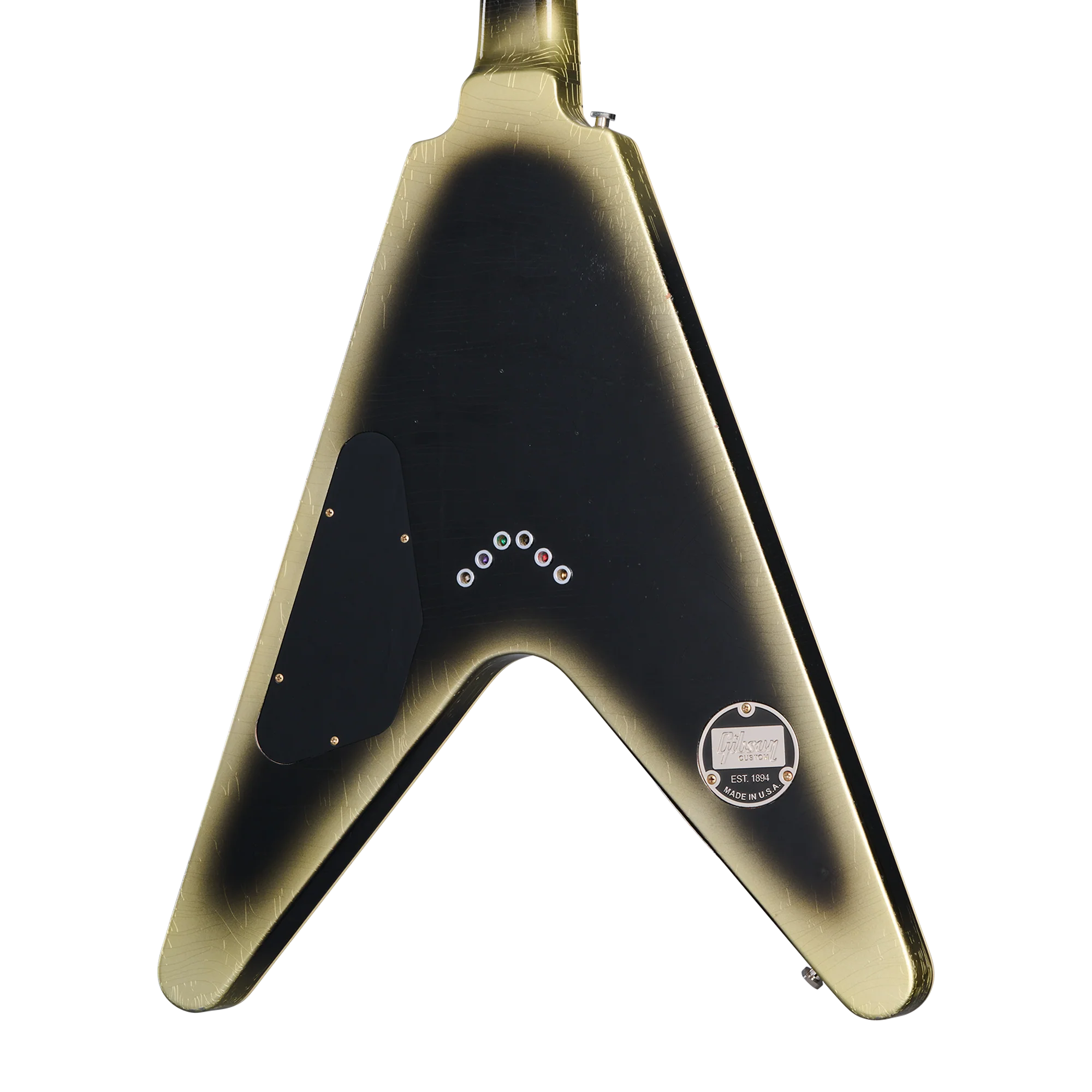 Gibson Custom Adam Jones Flying V Collector's Edition, Reverse Antique Silverburst