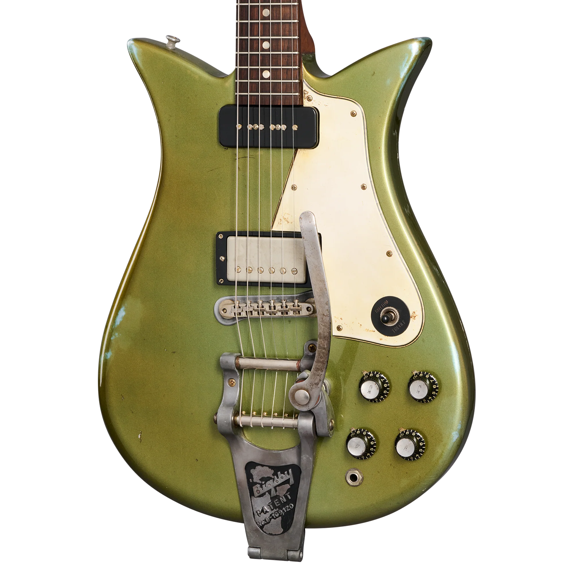 Gibson Custom Leo Scala Theodore Retroliner – Gold Mist Absinthe, Gold-Mist-Absinthe