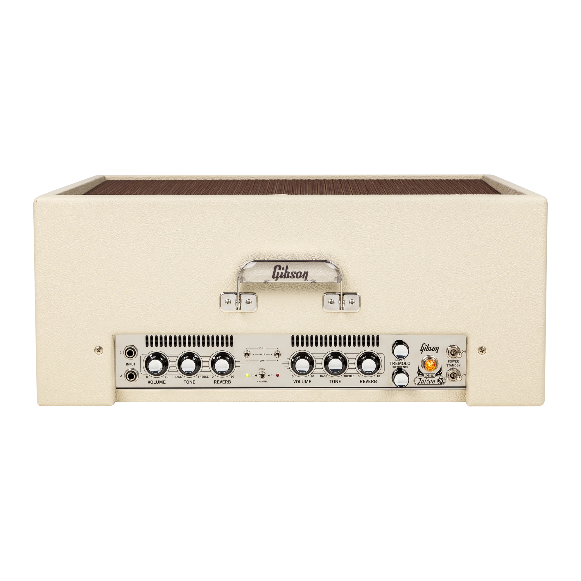 Gibson Dual Falcon 20 2x10 Combo, UK, Cream Bronco Vinyl with Oxblood Grille