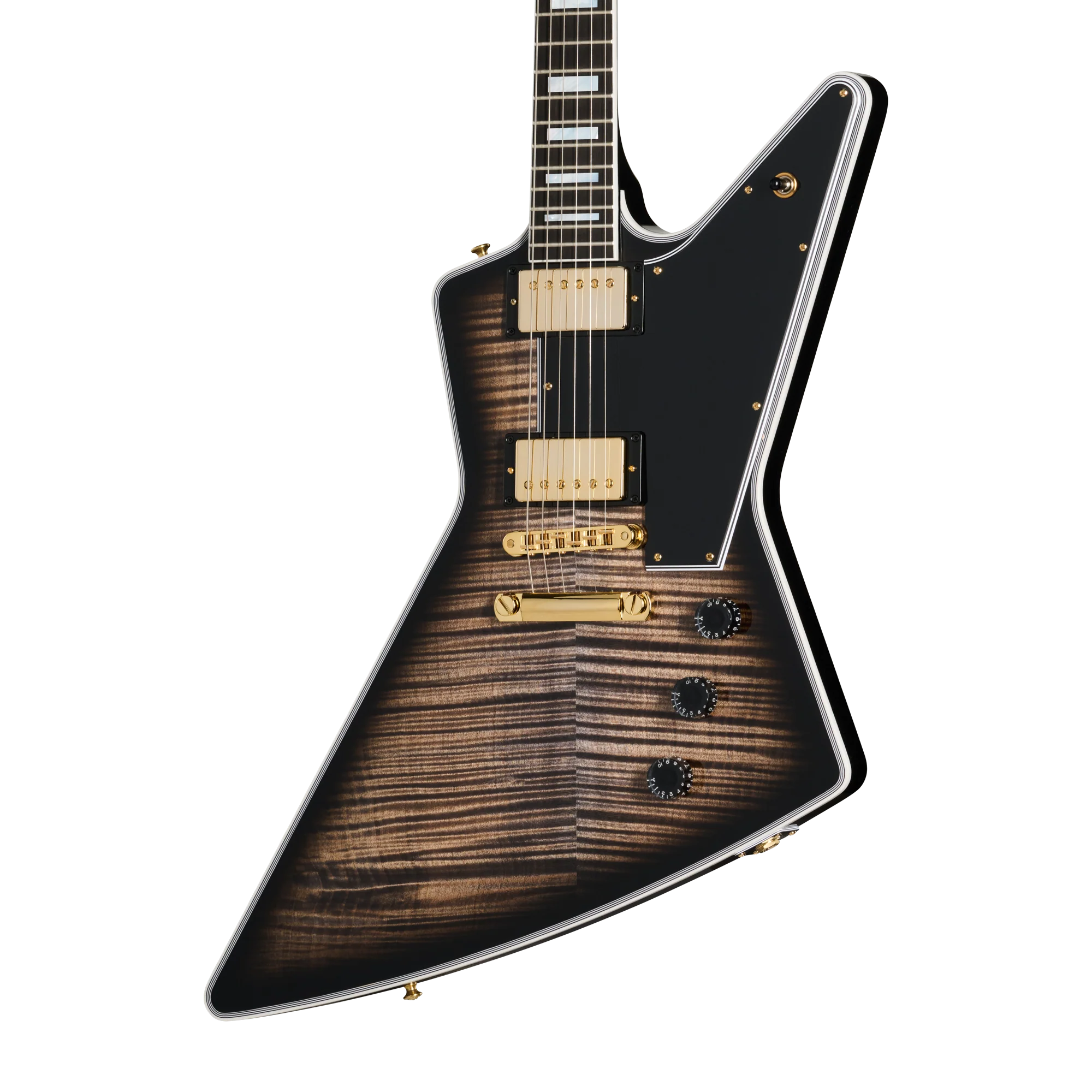 Gibson Custom Explorer Custom Figured Top, VOS, Cobra Burst