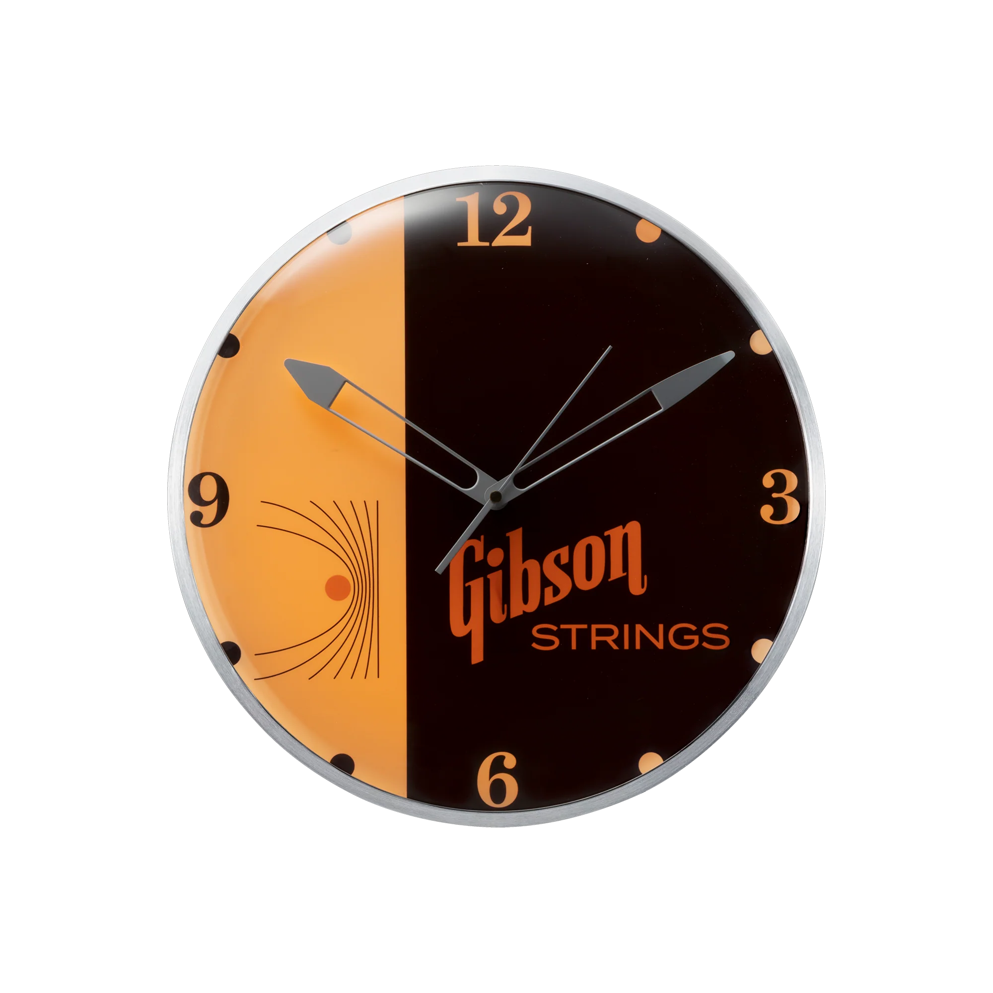 Gibson Vintage Lighted Wall Clock, Strings (EU)