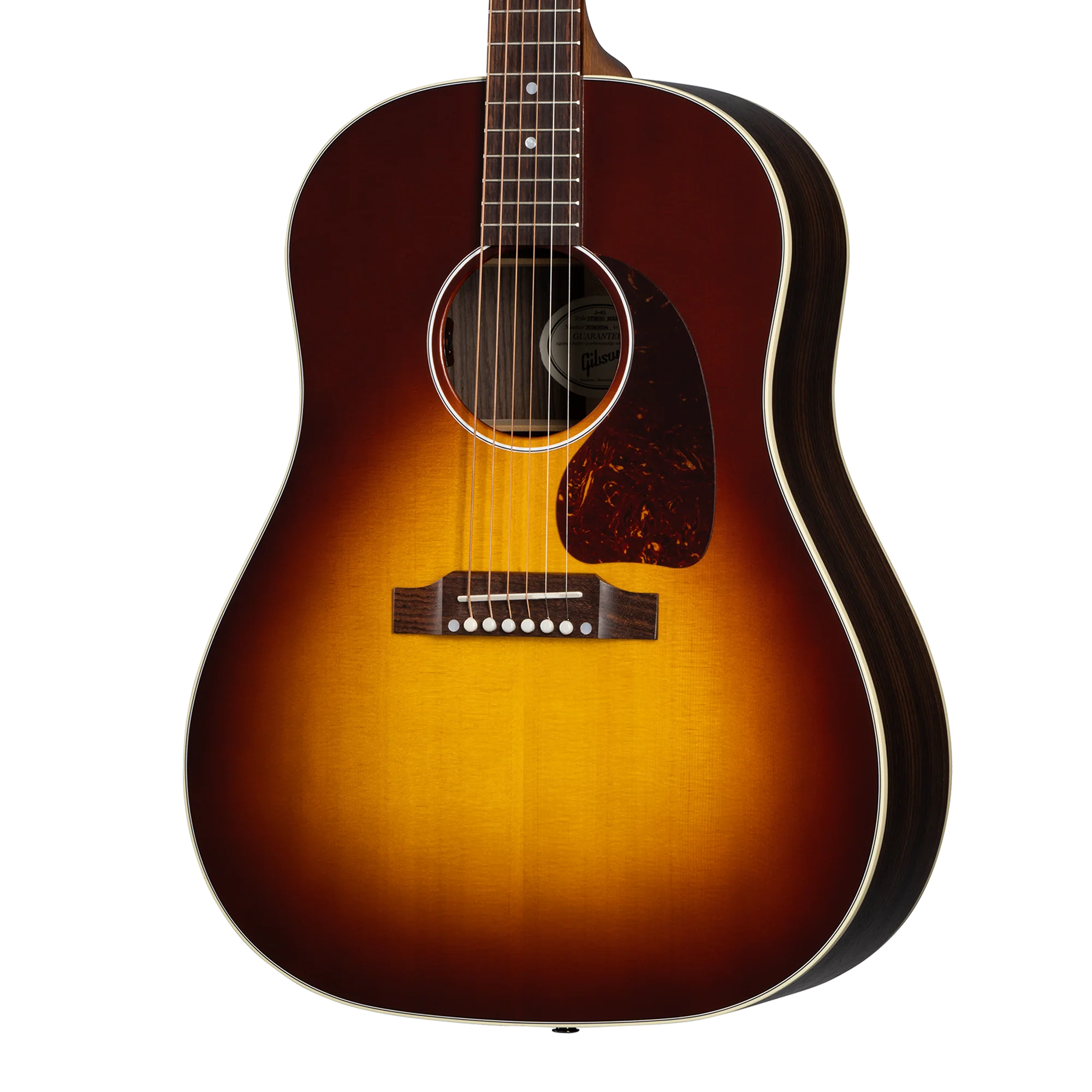 Gibson J-45 Studio Rosewood, Satin Rosewood Burst