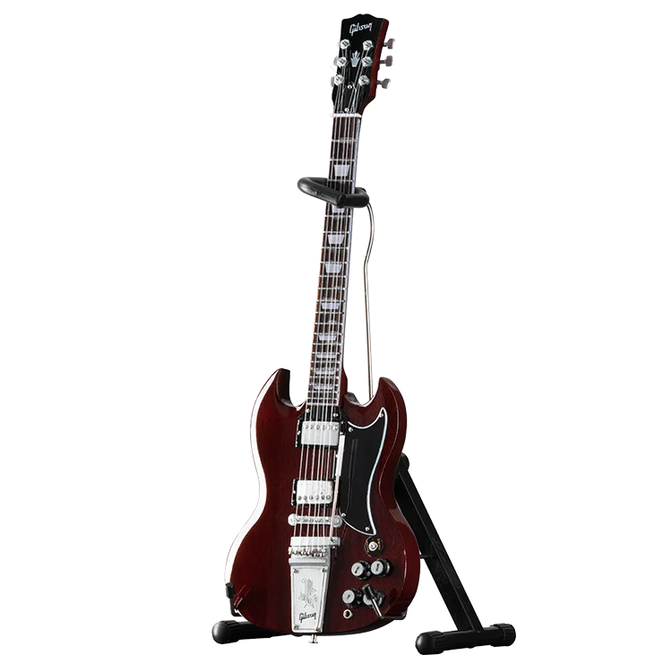 Gibson AXE HEAVEN '64 SG Standard Cherry 1:4 Scale Mini Guitar Model