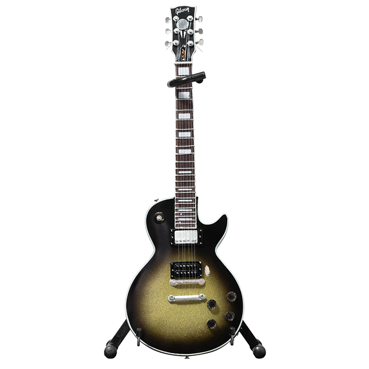 Gibson AXE HEAVEN® Adam Jones Silverburst Les Paul 1:4 Scale Mini Guitar Model
