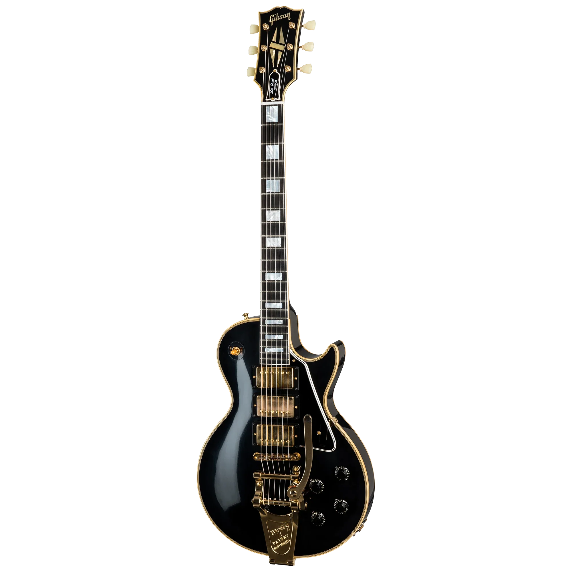 Gibson Custom 1957 Les Paul Custom Reissue 3-Pickup Bigsby VOS, Ebony