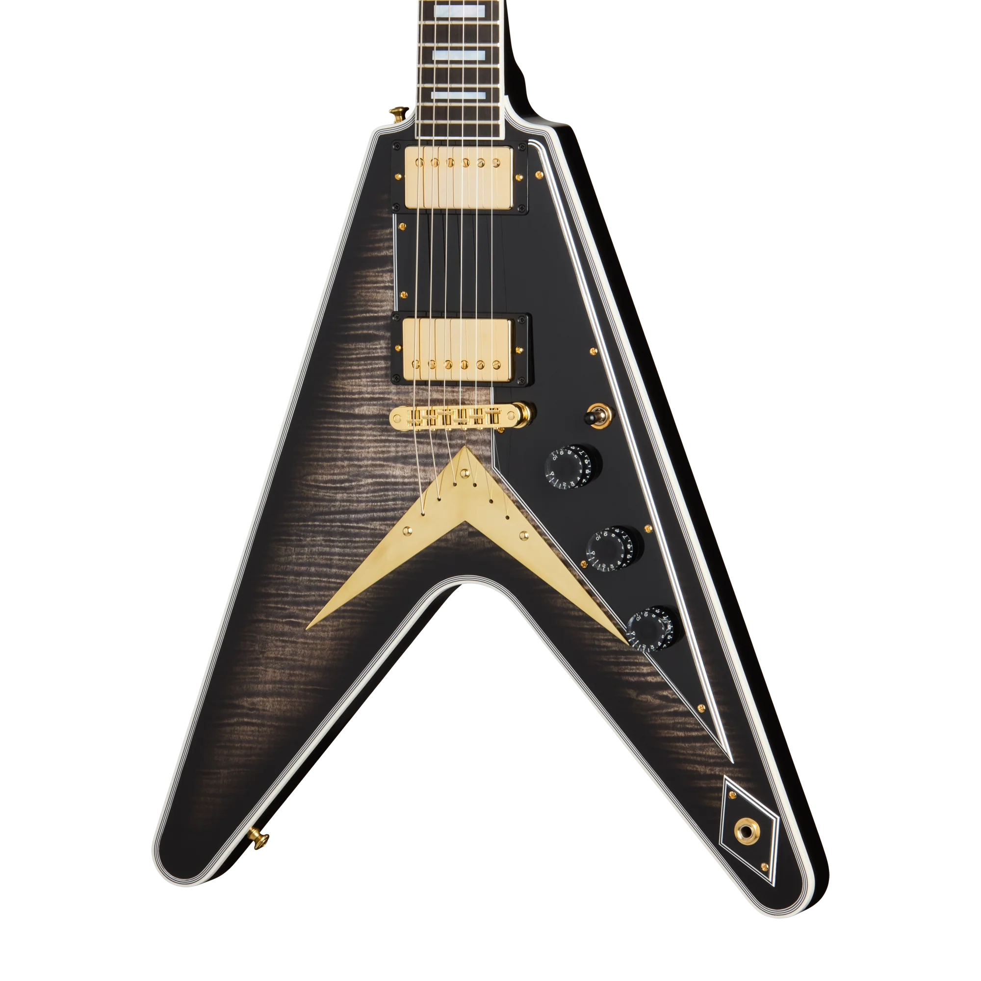 Gibson Custom Flying V Custom Figured Top, VOS, Cobra Burst