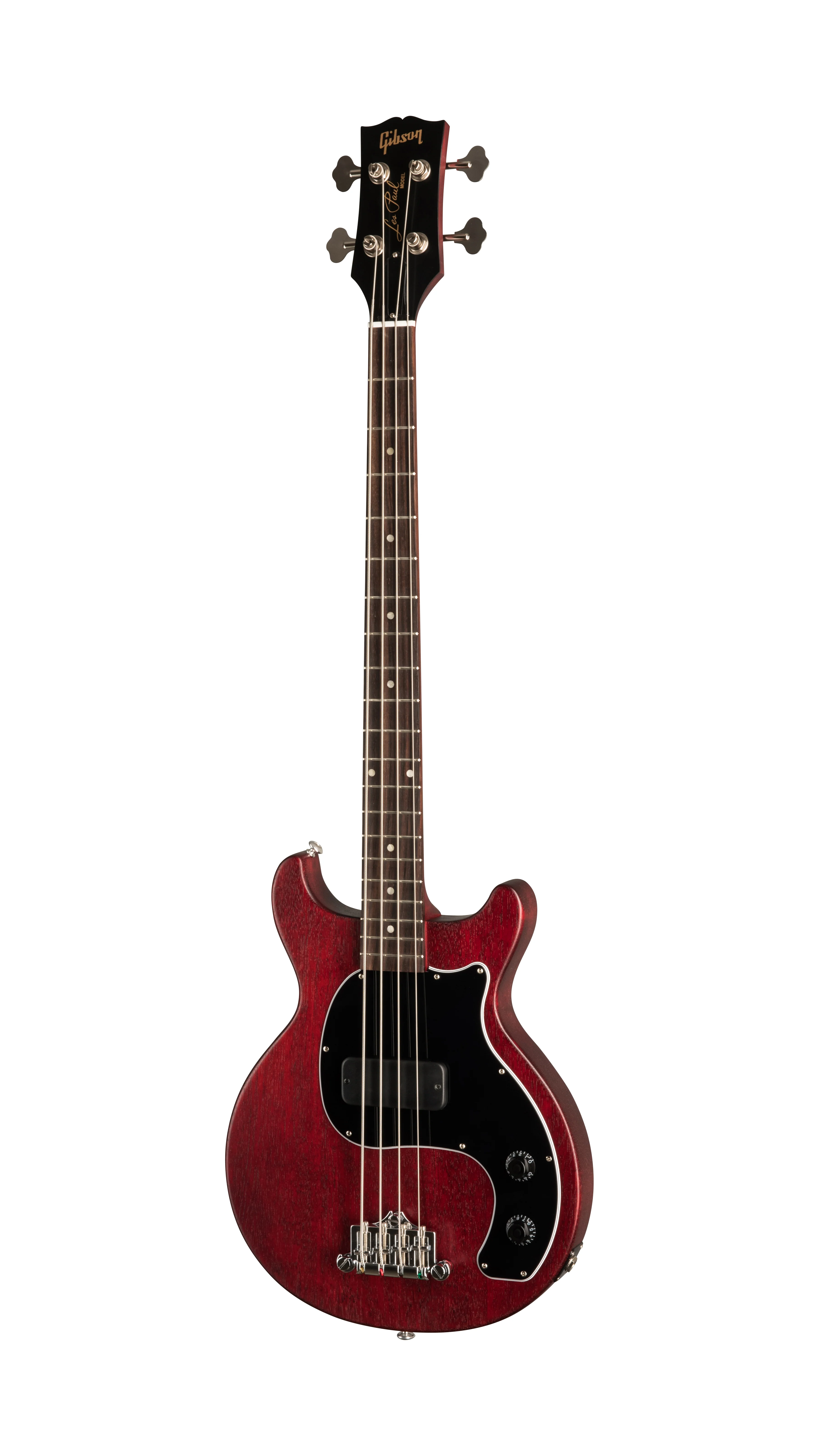 Gibson Les Paul Junior Tribute DC Bass, Left-Handed, Worn Cherry